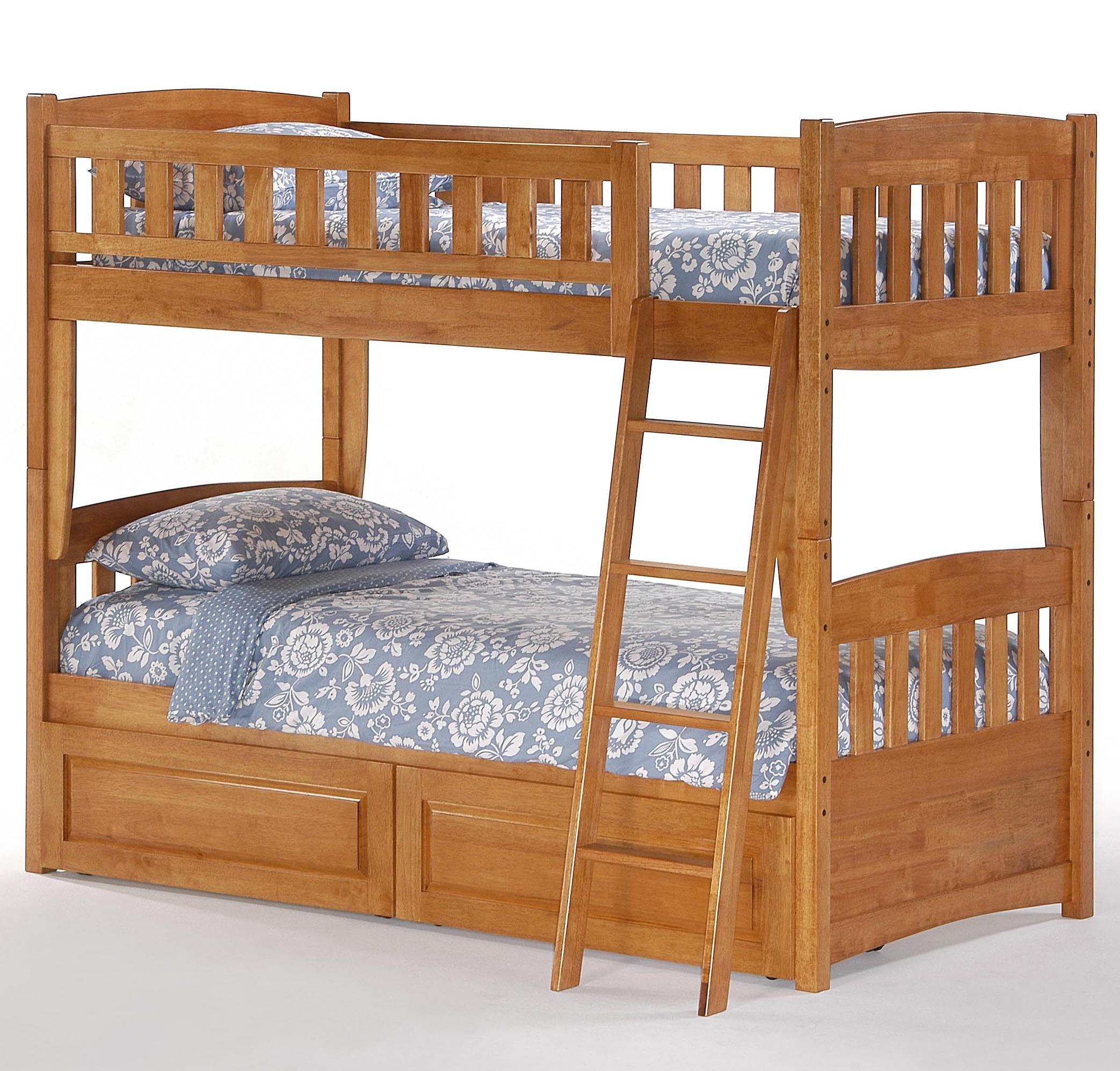 bunk bed with steps and drawers