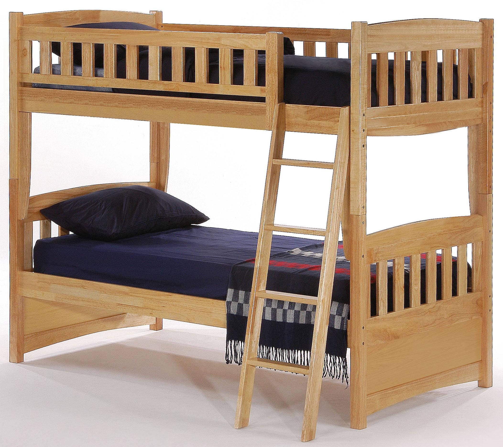 Night & Day Furniture Spice PBHCINNA+PBR+PBS Cinnamon Twin Bunk Bed