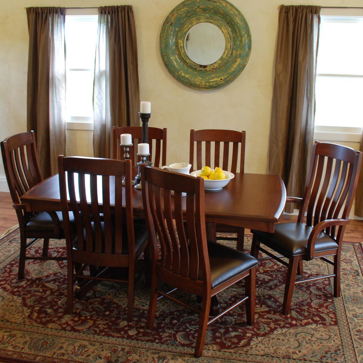 Oakwood Industries Casual Dining 13304CH+2x222L+4x221L 7 Piece Table ...