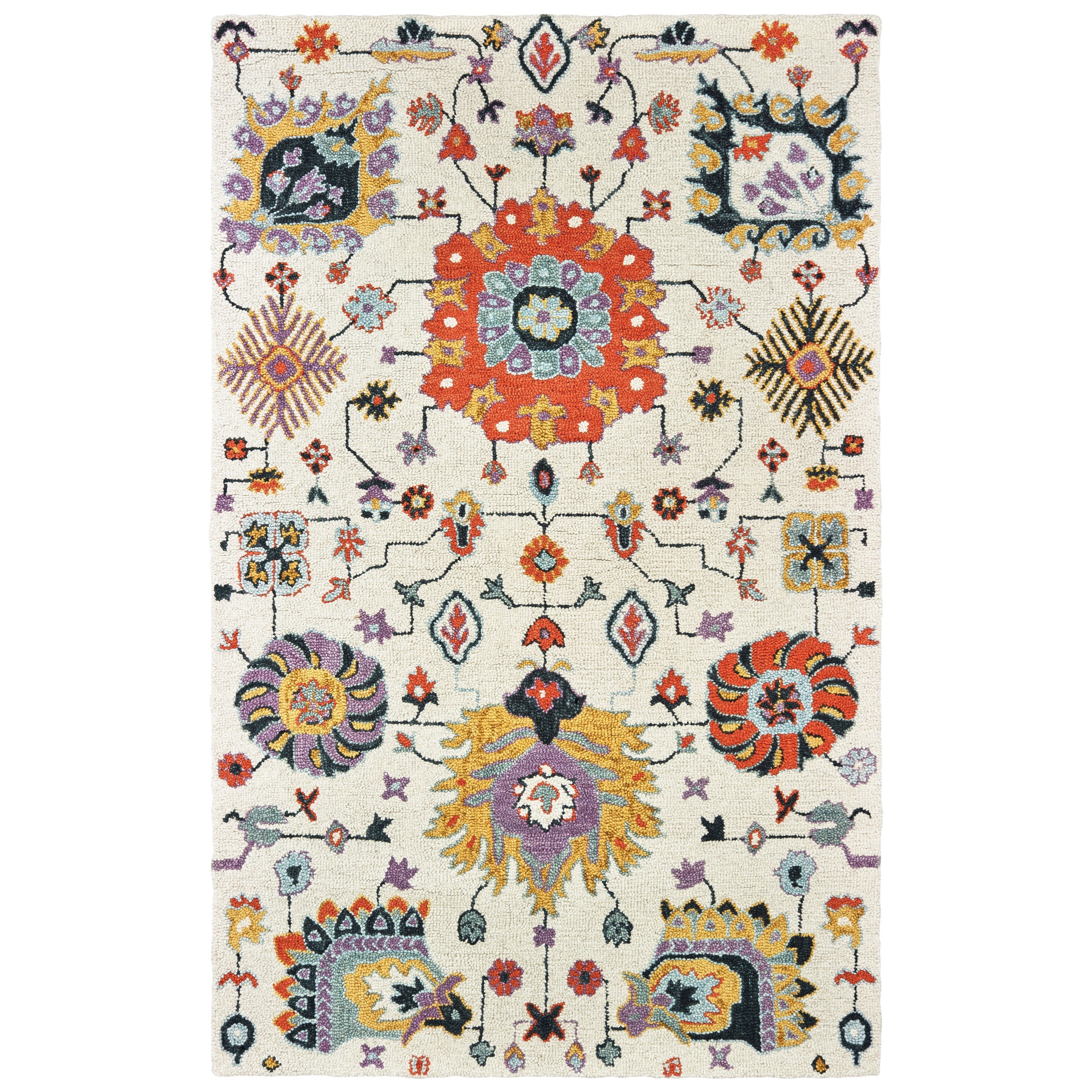 Oriental Weavers Zahra 3' 6" X 5' 6" Rectangle Rug Sheely's Furniture