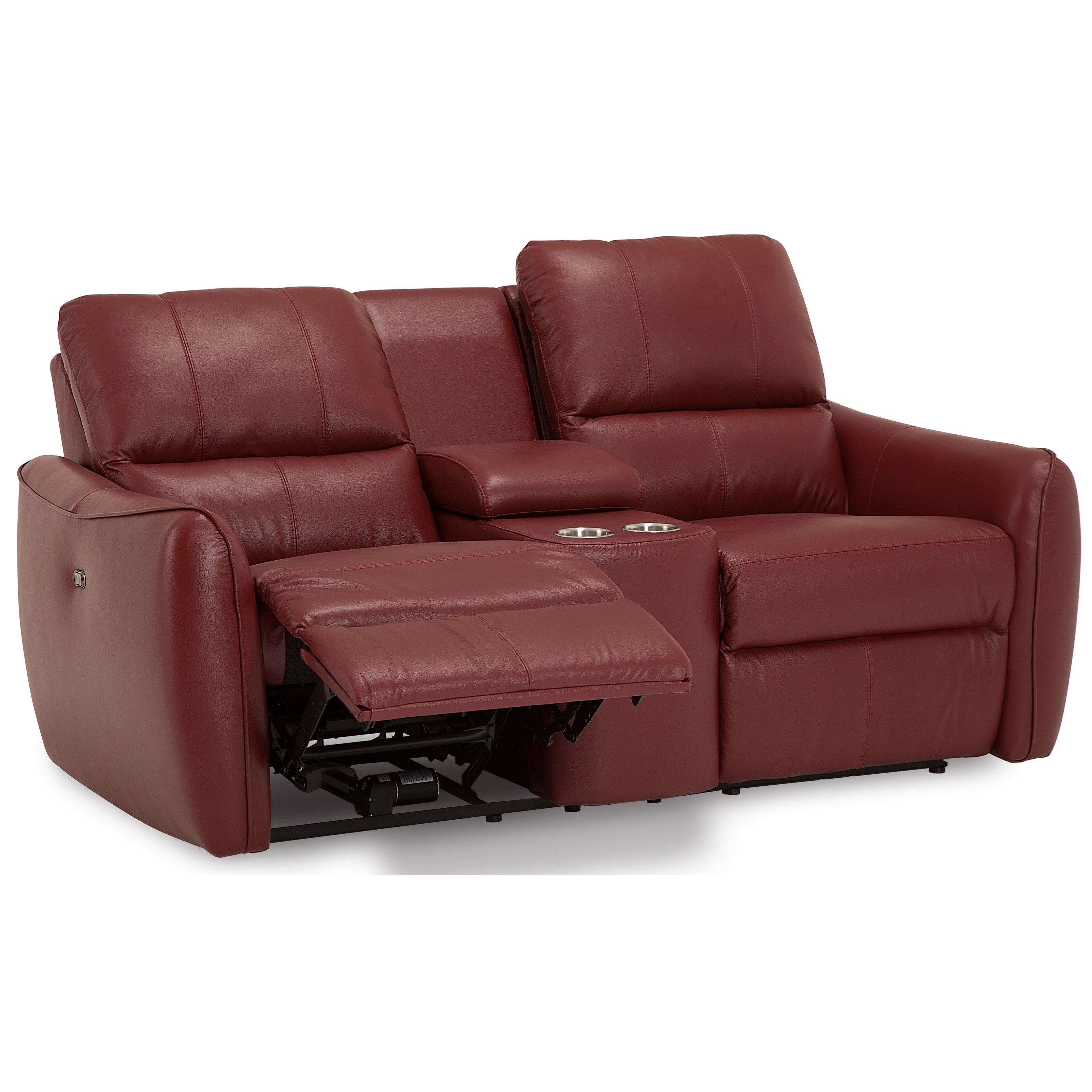 Palliser Arlo Contemporary Console Loveseat w/ Power Recline A1