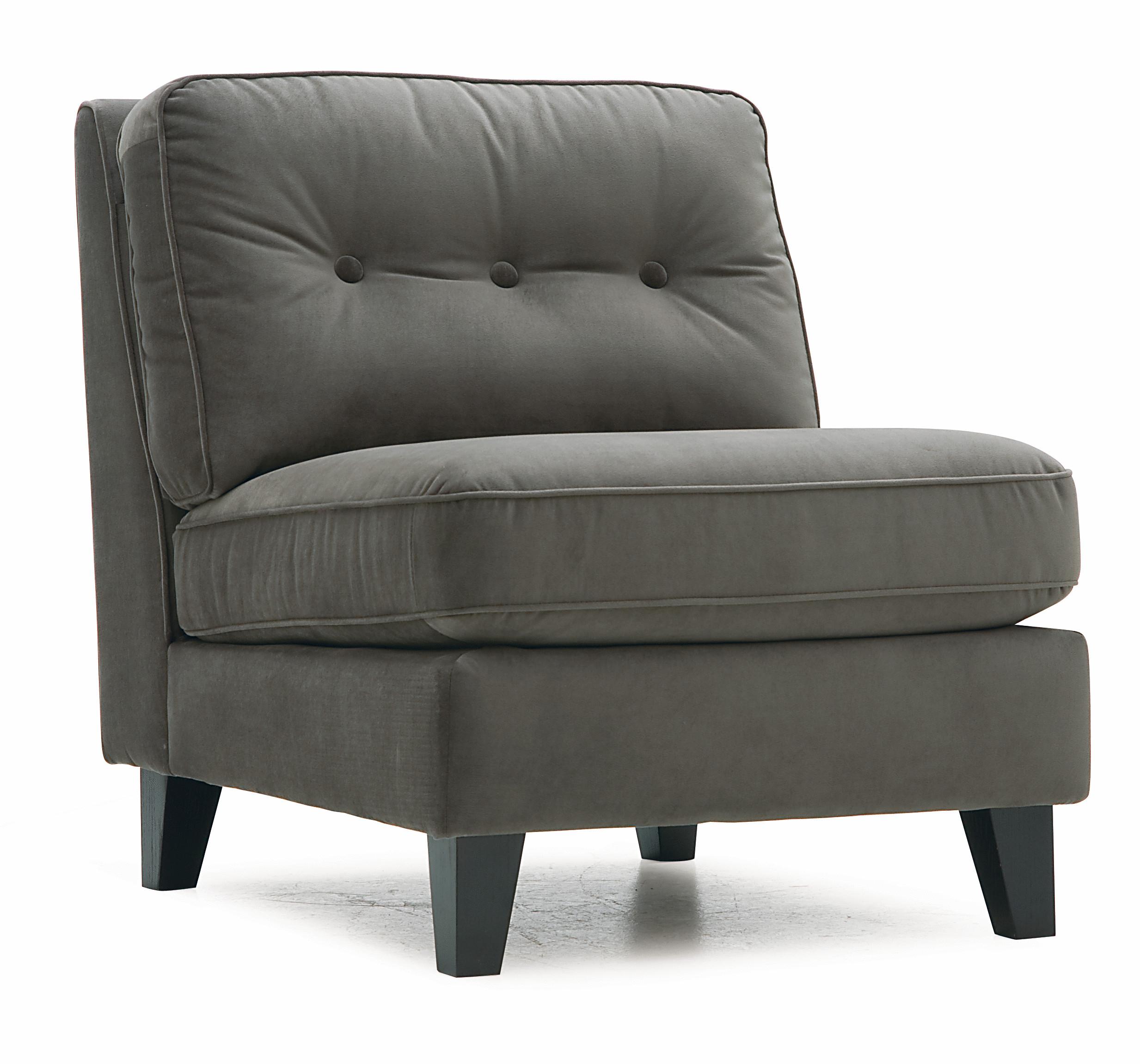 Palliser Barbara 7757581 Transitional Armless Chair with ButtonTufted