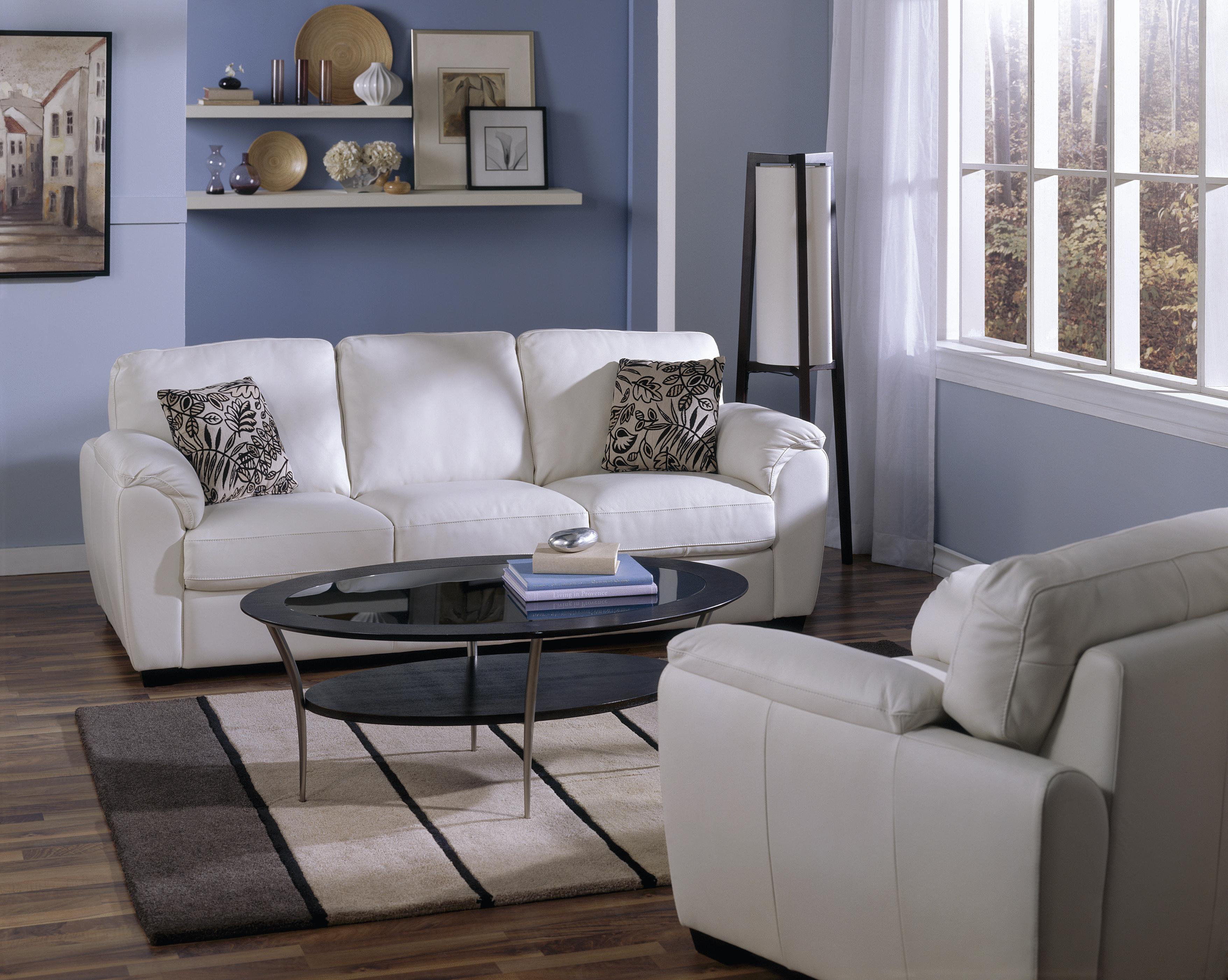 Tulsa Casual Sofa with Sloped Pillow Arms Rotmans Sofa