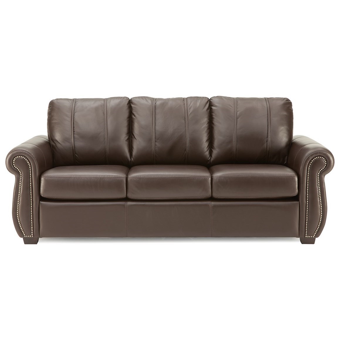 Palliser Silverado Casual Style Sofa with Nailhead Trim Howell