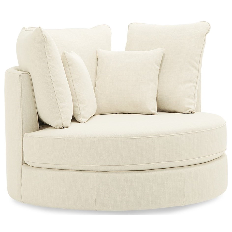 Palliser Sutton Swivel Chair w/ Two 16" Pillows | A1 Furniture
