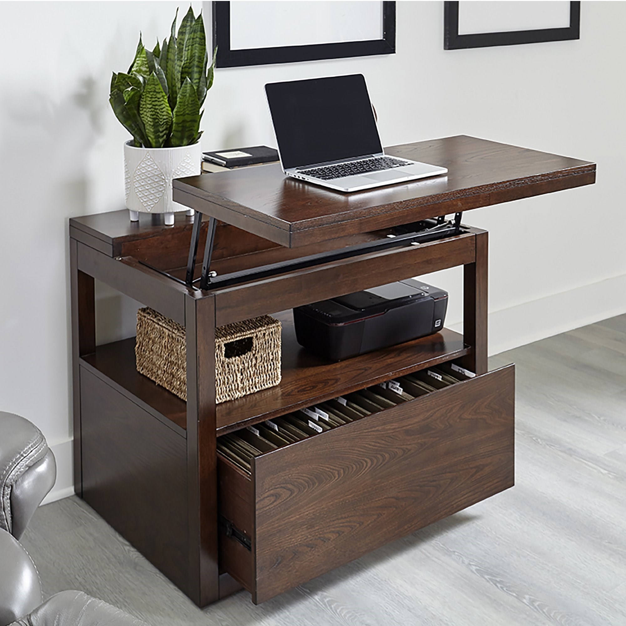 Parker House Elevation ELE336FWELM Functional File with Lift Top