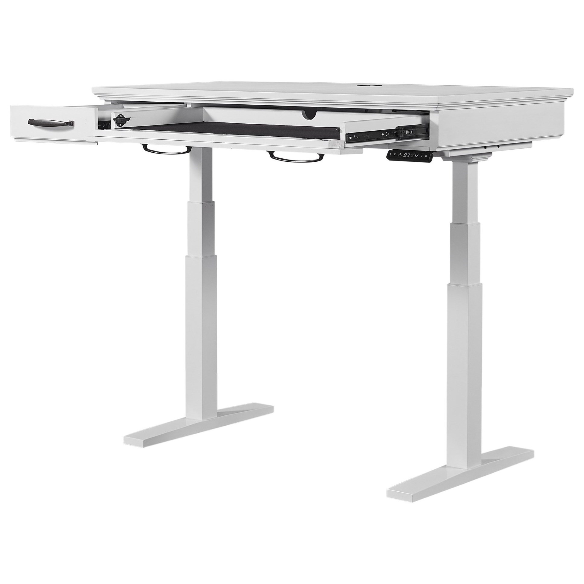 Paramount Furniture Shoreham Power Lift Desk Reeds Furniture Table Desks/Writing Desks