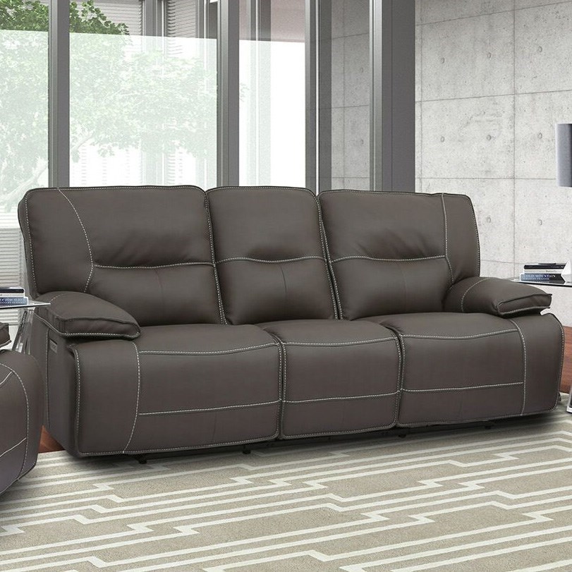 Parker Living Spartacus Power Dual Reclining Sofa with Power Headrests