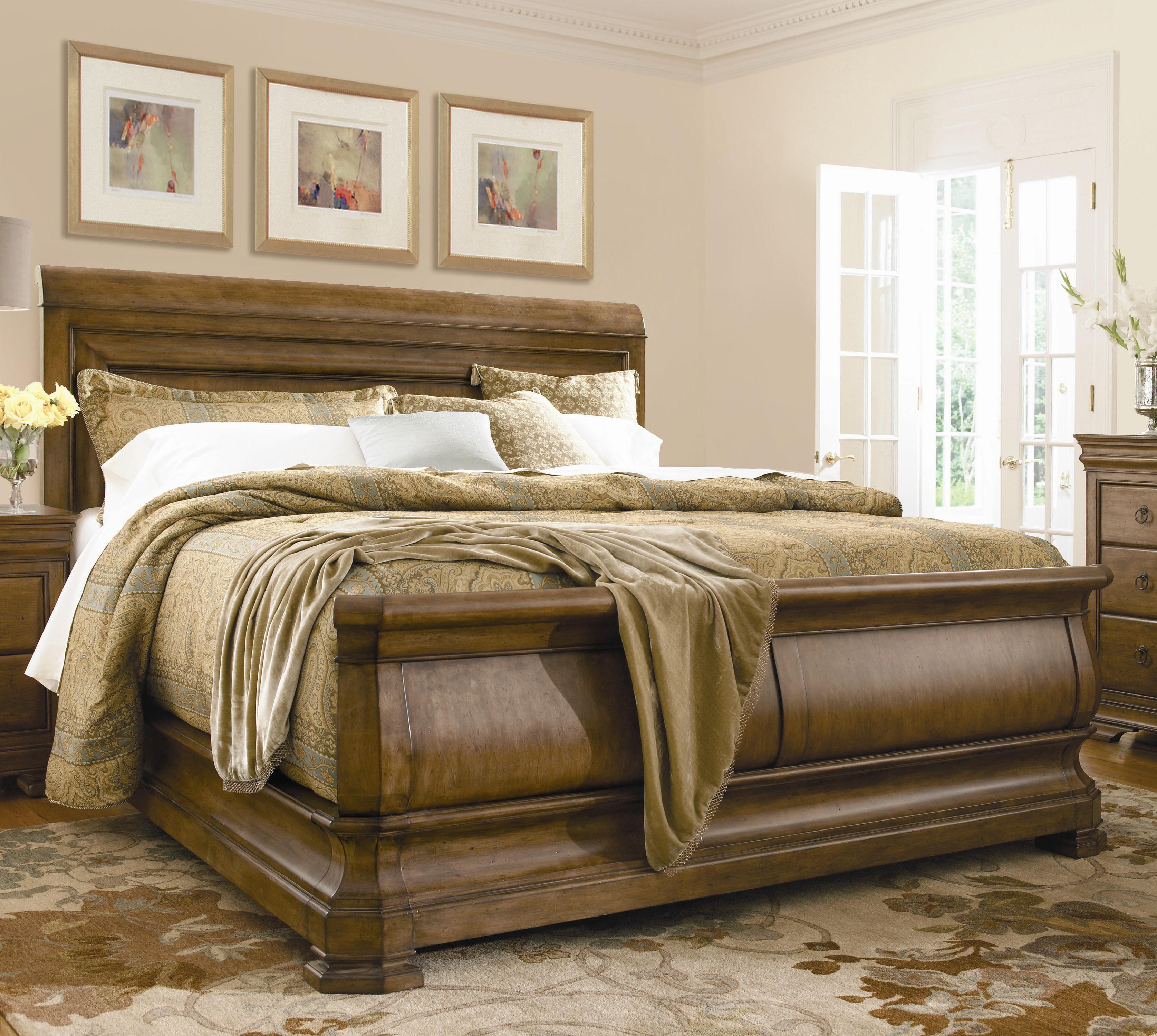 King Louie P's Sleigh Bed