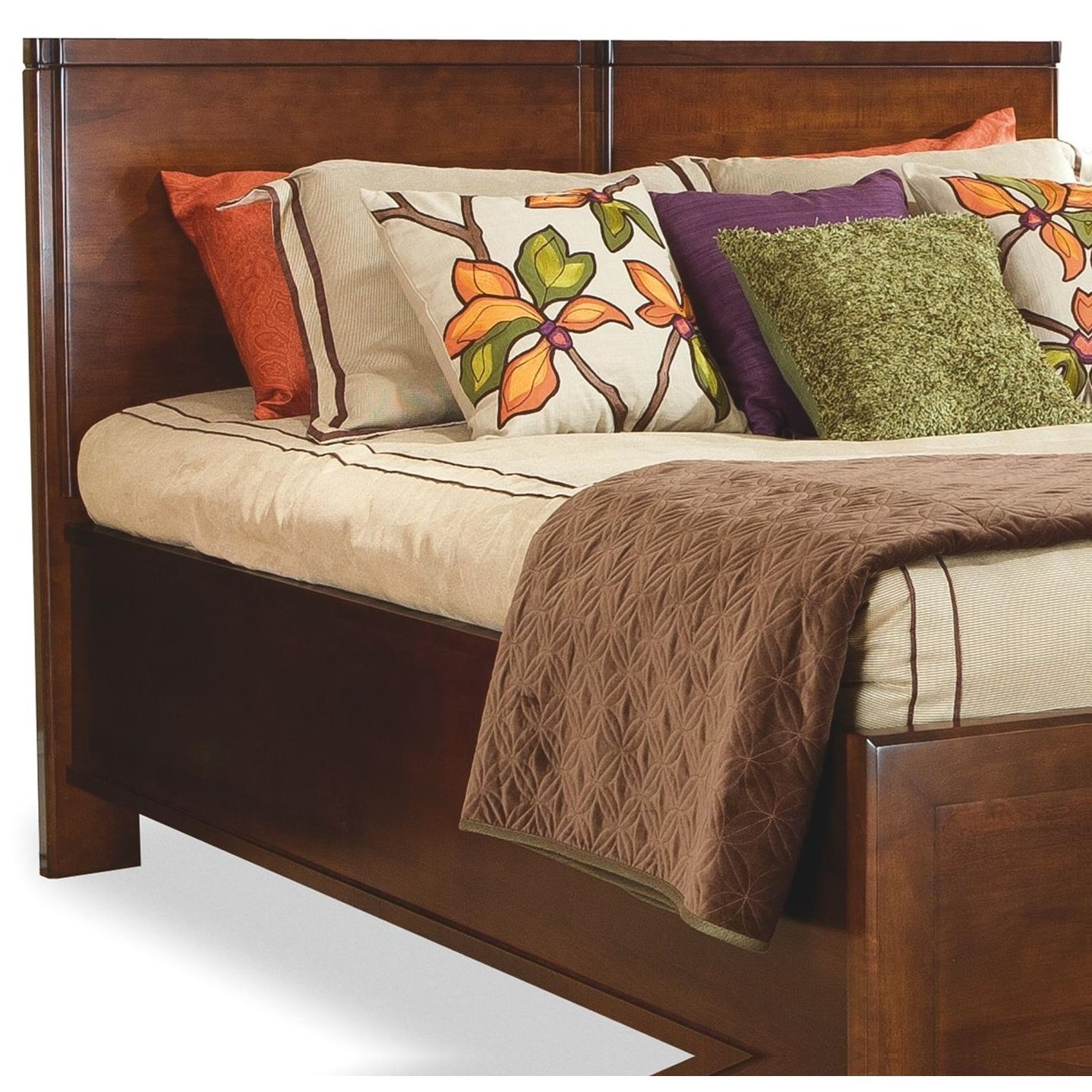 perfectbalance by Durham Furniture Beds Double Wood Panel Headboard