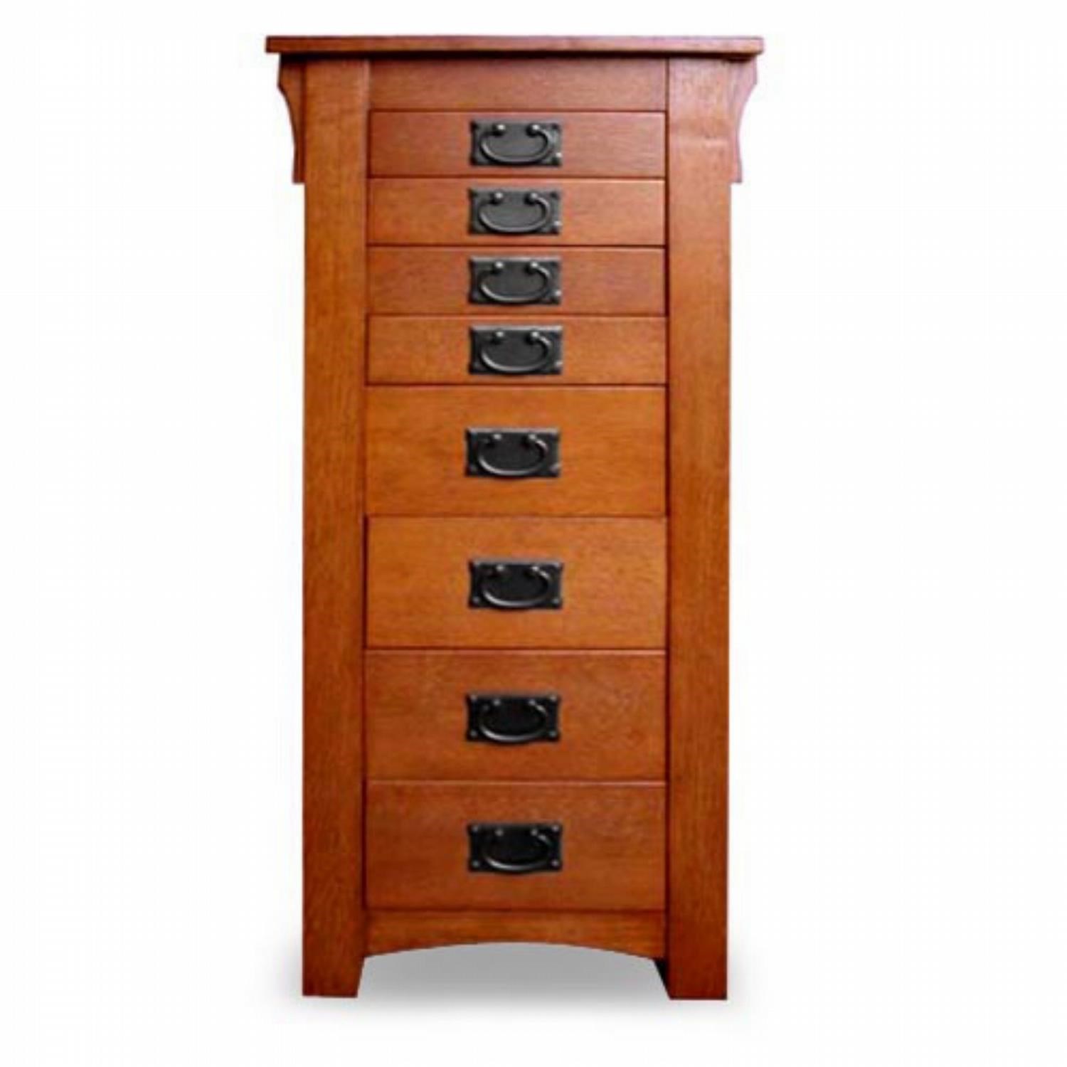 Elegant Oak Jewelry Armoire: A Timeless Treasure for Your Precious Jewels