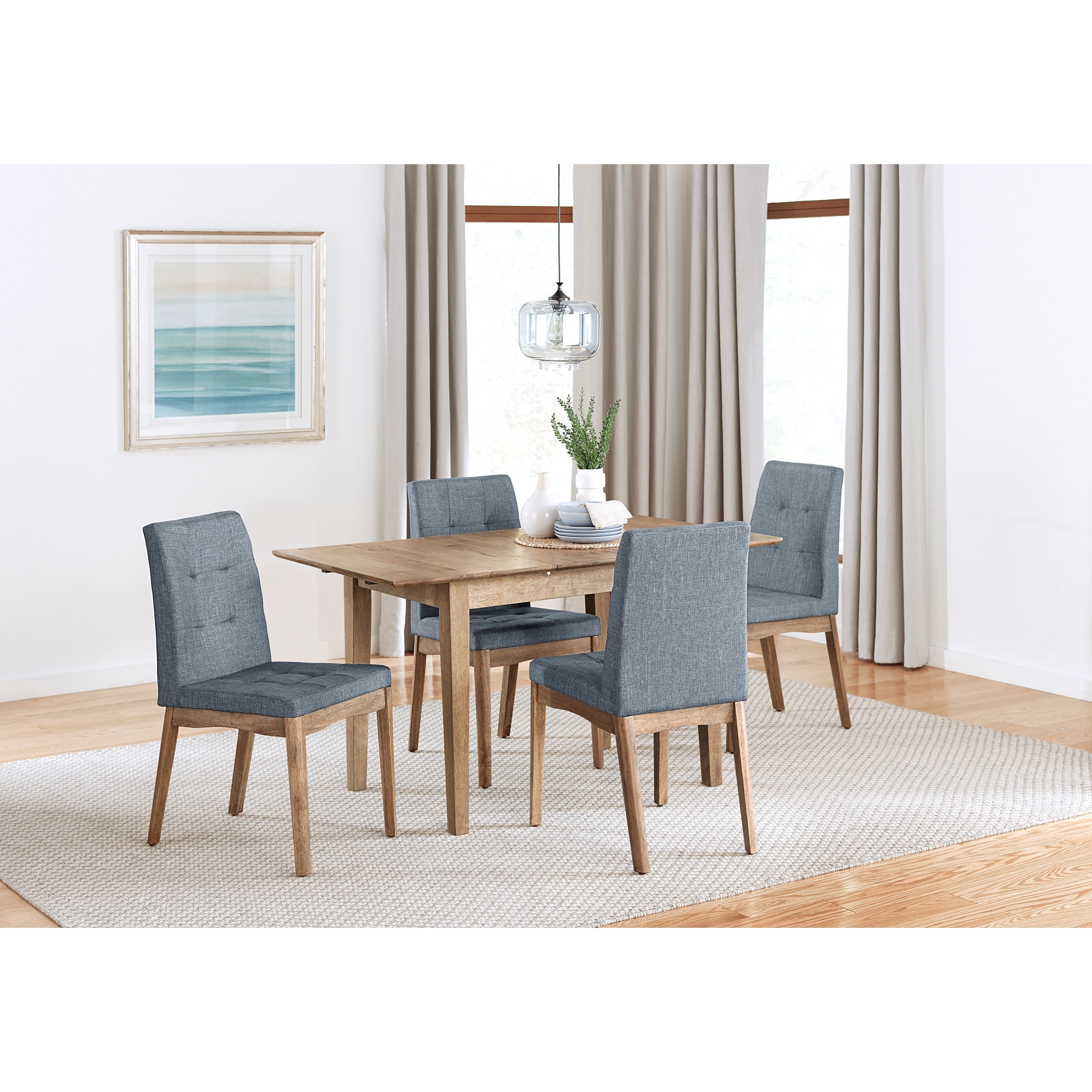 Progressive Furniture Barcelona Solid Wood Butterfly Dining Table