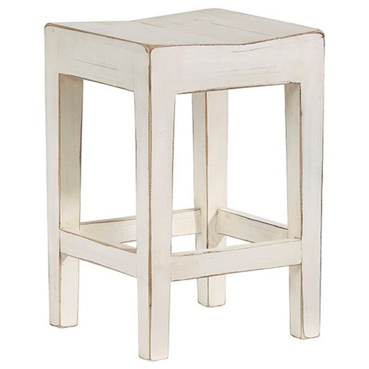 Progressive Furniture Farmhouse Casual Backless Solid Wood Counter