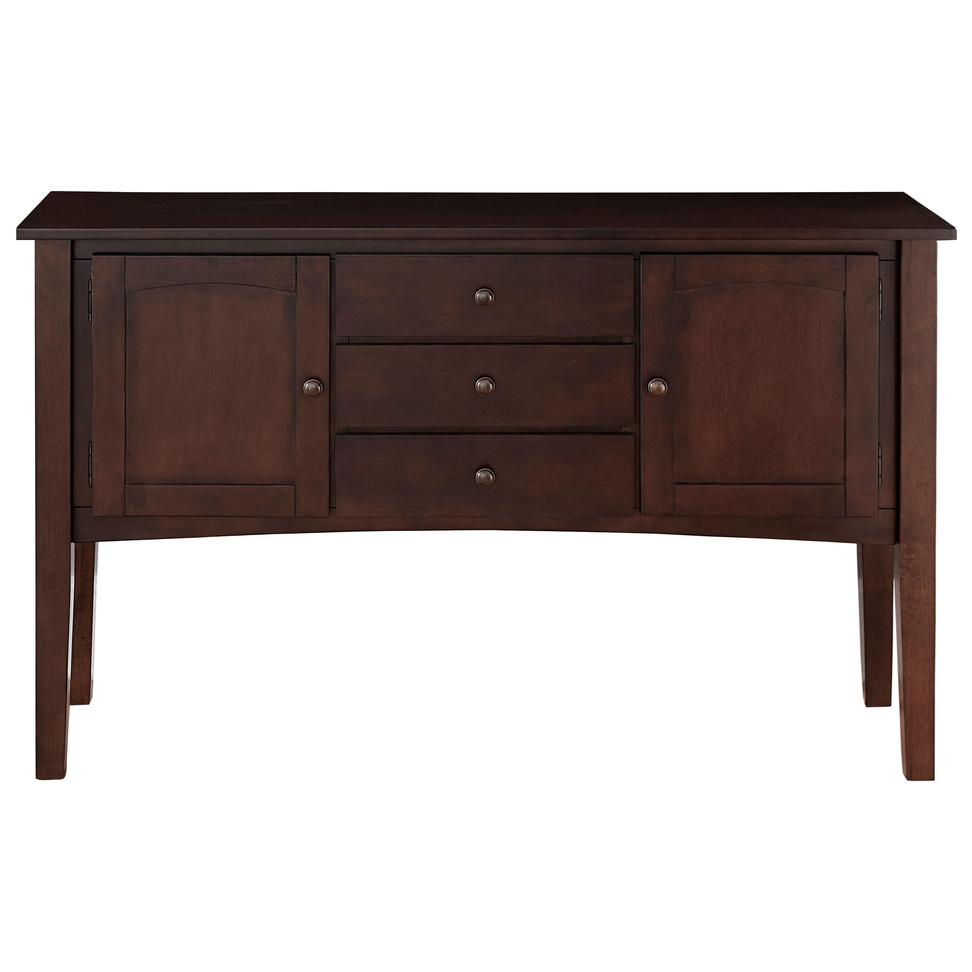 Progressive Furniture Kinston Transitional Server with 3 Drawers