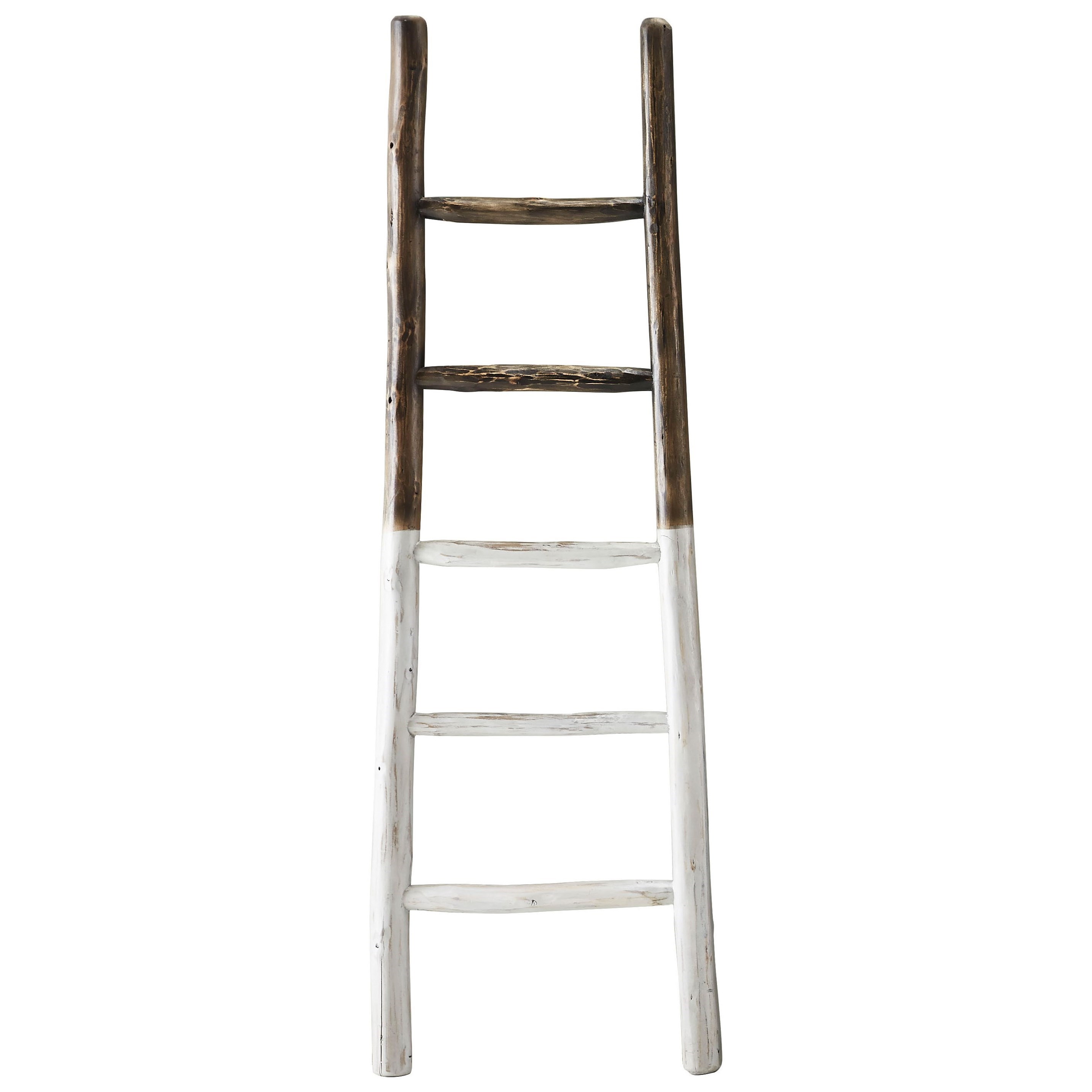 Progressive Furniture Millie French Roast/White Blanket Ladder