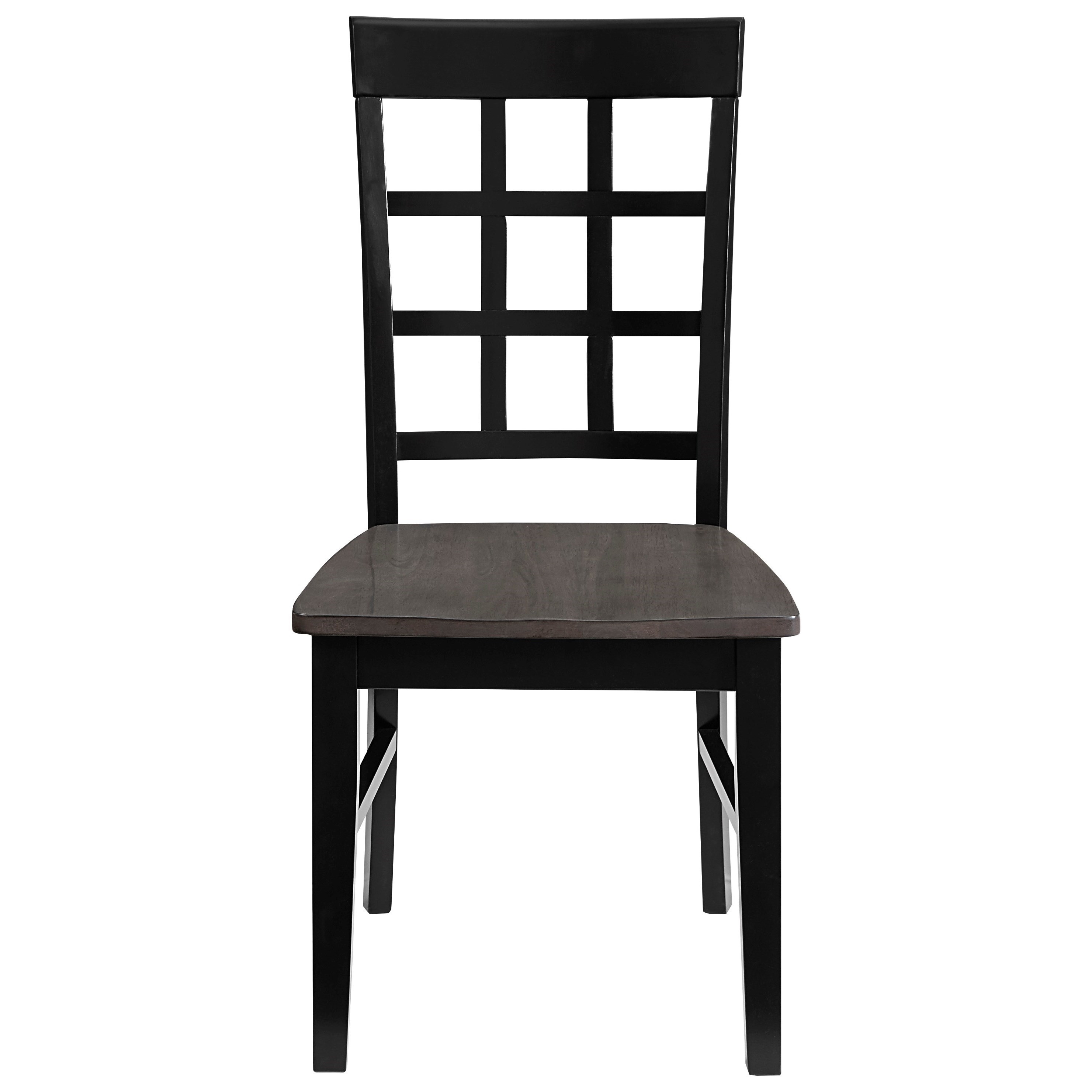 Progressive Furniture Salem D81161 TwoTone Solid Wood Window Pane