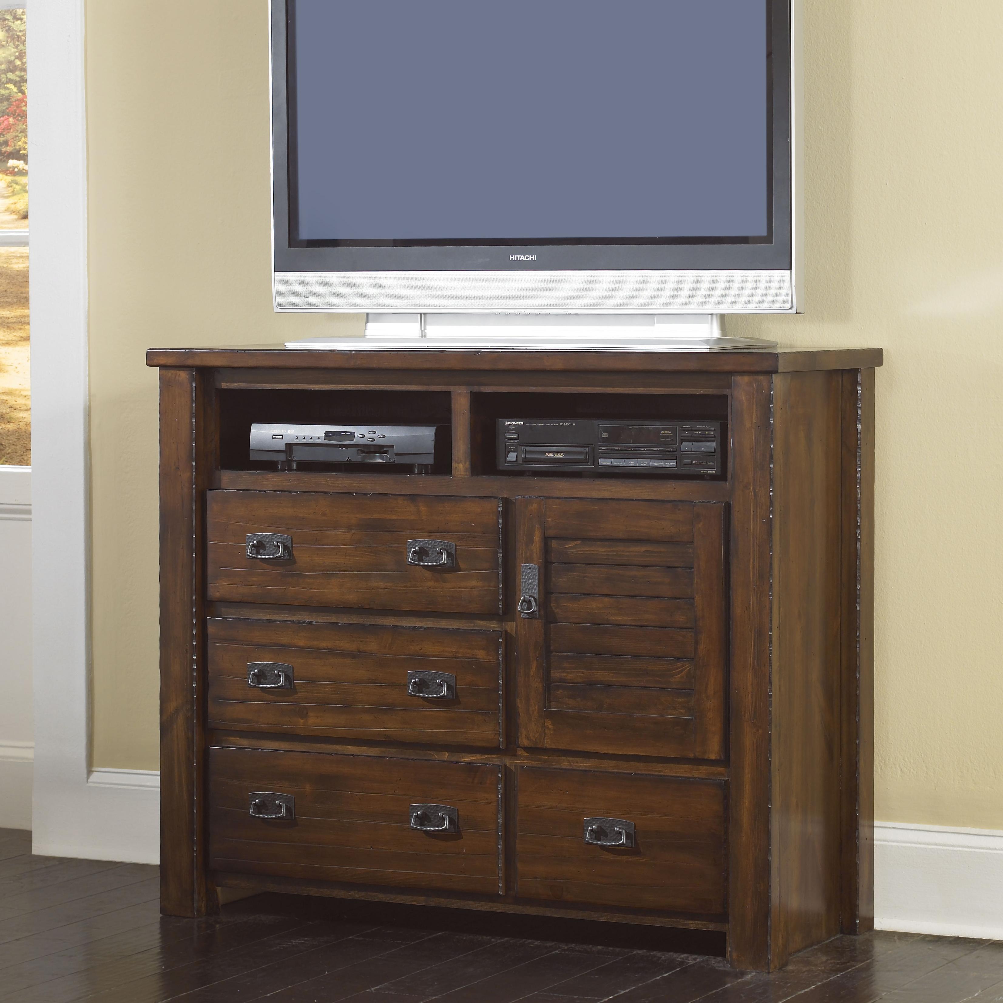 Progressive Furniture Trestlewood P61146 Media Chest Lindy's