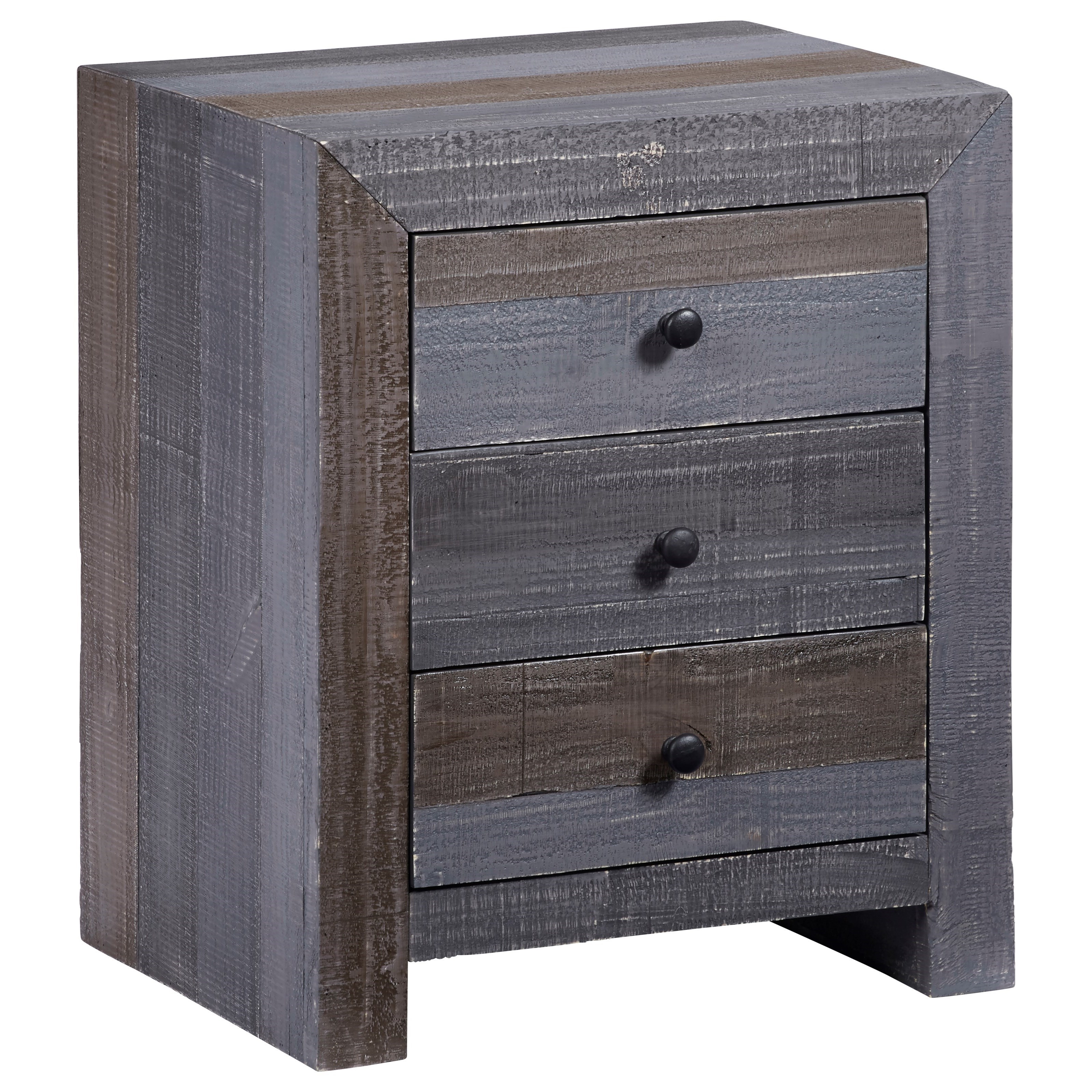 Progressive Furniture Utah Transitional 3 Drawer Nightstand Wayside