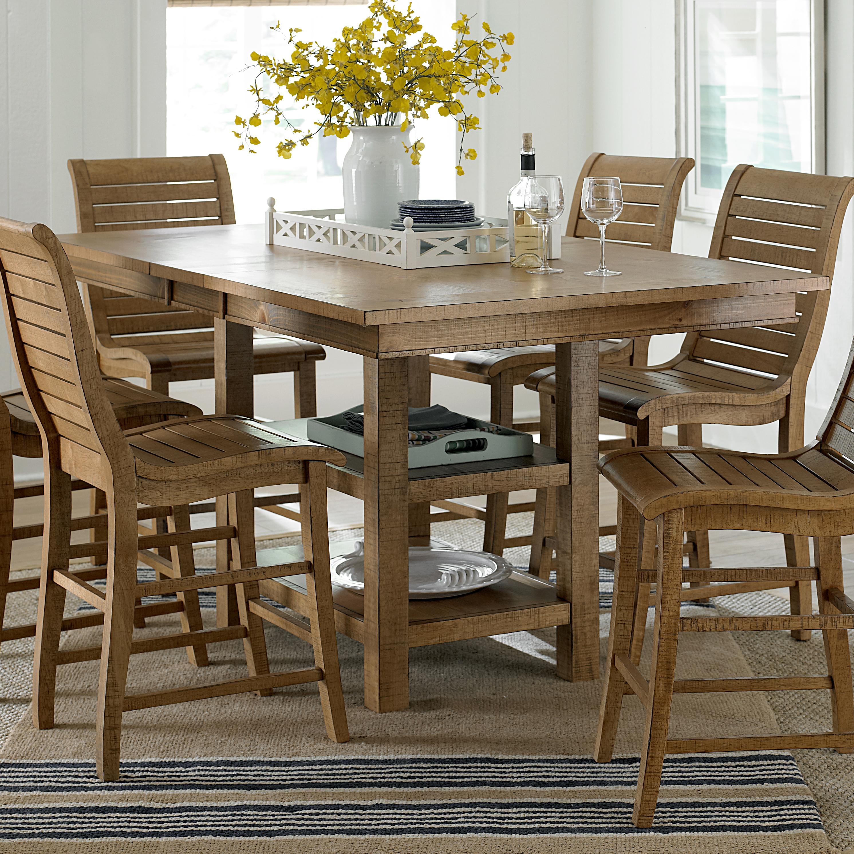 Kitchen Bar Solid Oak Pub Table And Chairs High Top Bar Table