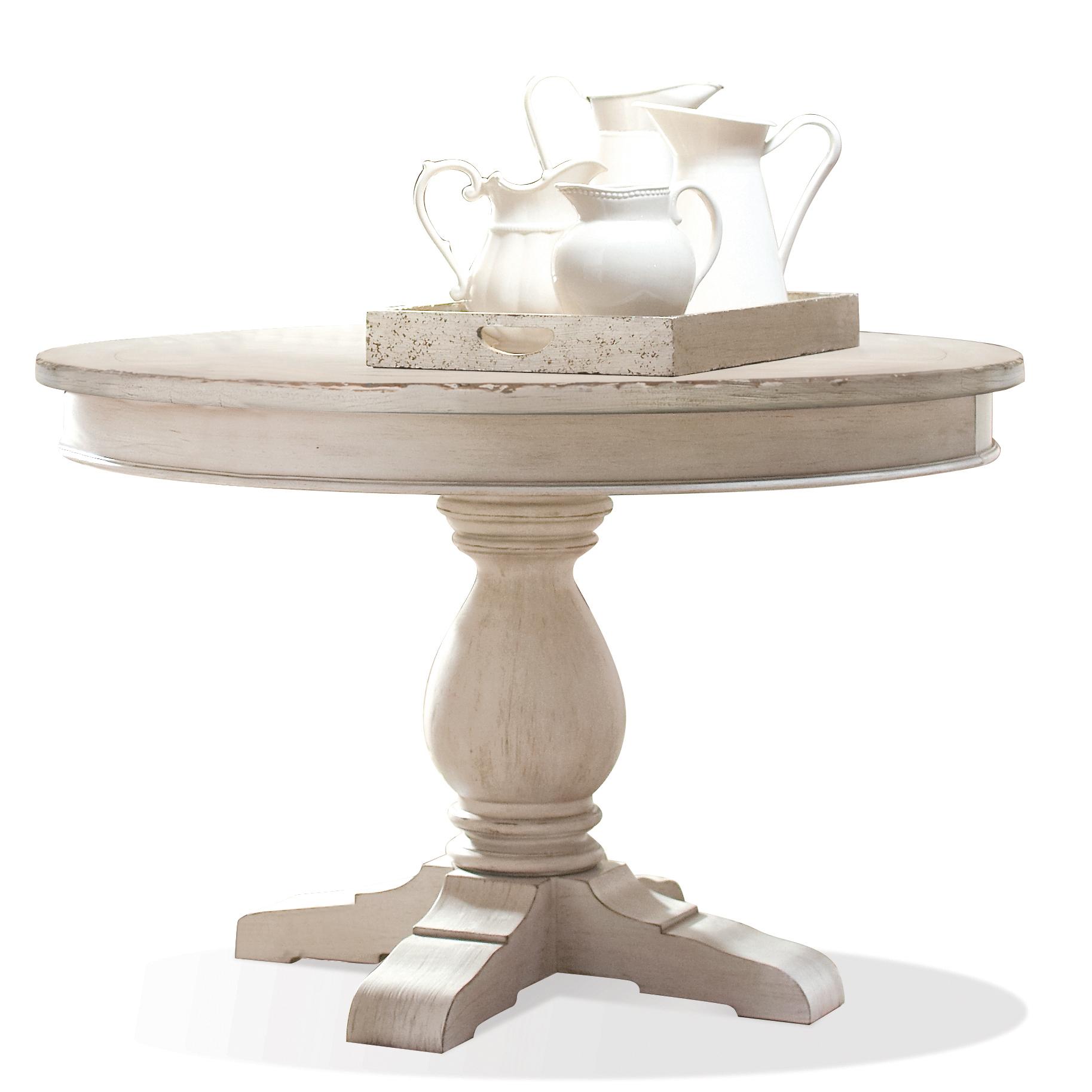 Riverside Furniture Aberdeen Round Pedestal Dining Table Howell