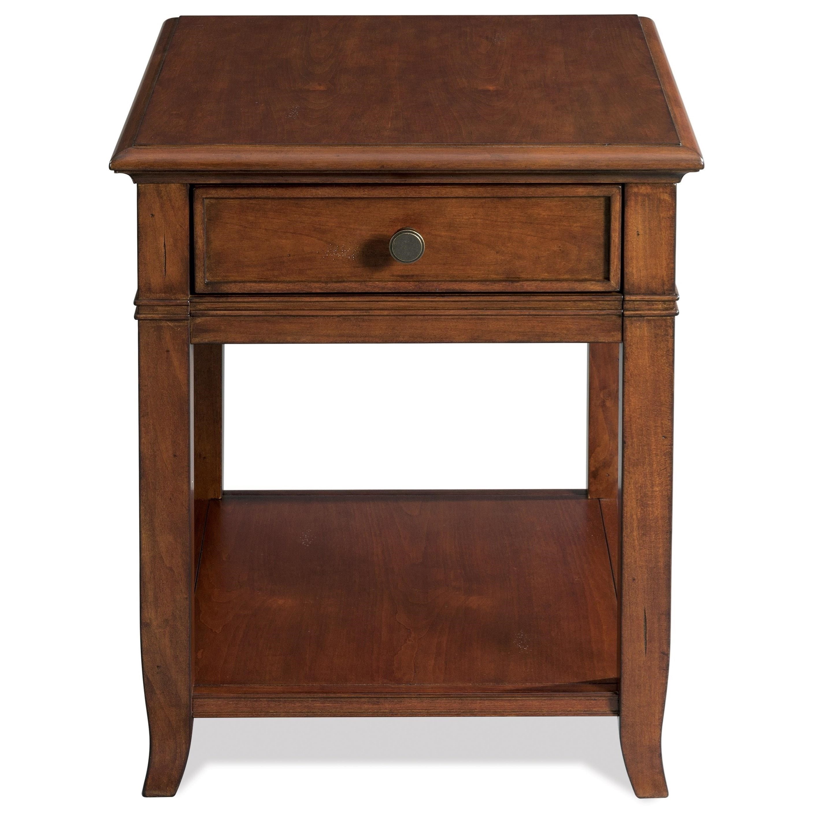 Riverside Furniture Campbell 1 Drawer End Table Sheely's Furniture