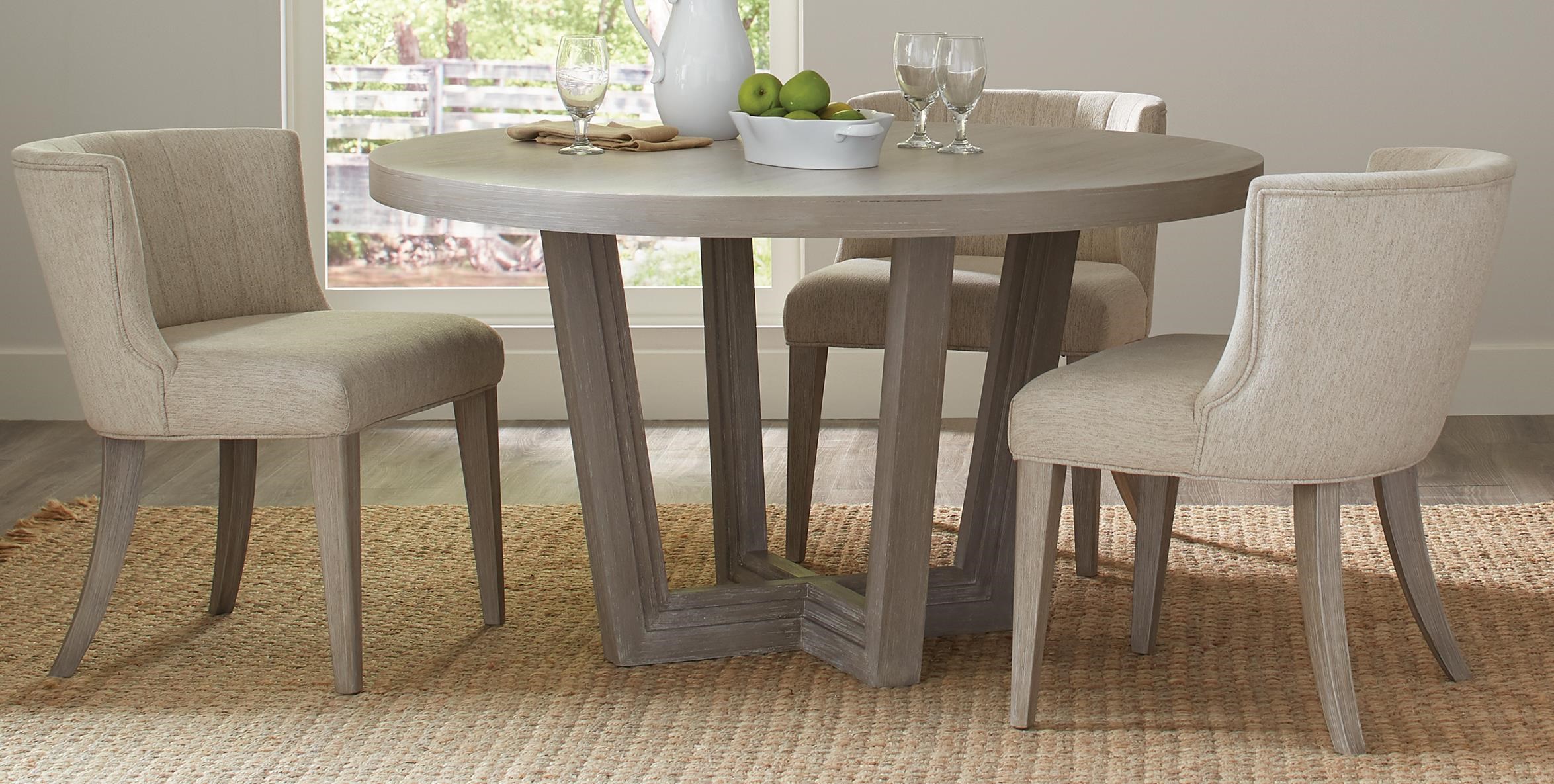 Riverside Furniture Cassandra Dining Set includes Round Table and 4