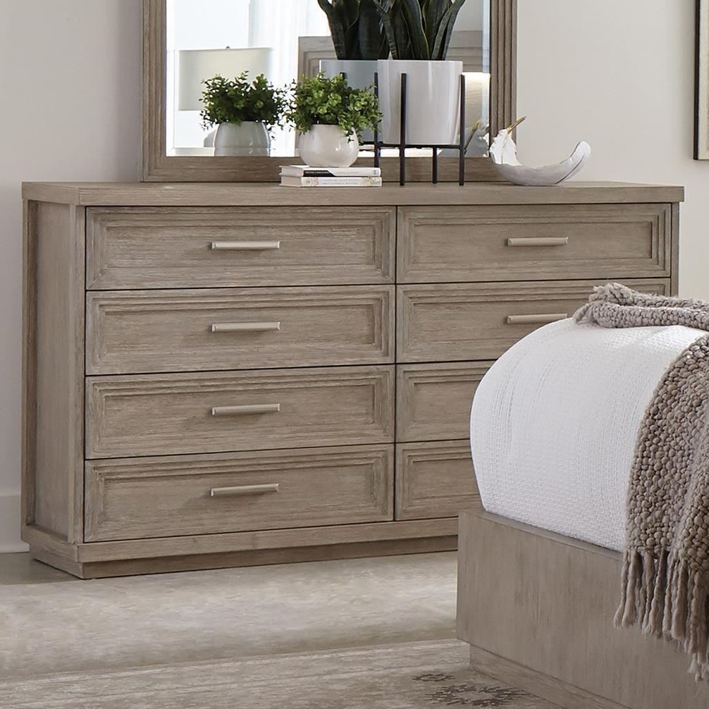 Riverside Furniture Cascade Contemporary 8Drawer Dresser A1