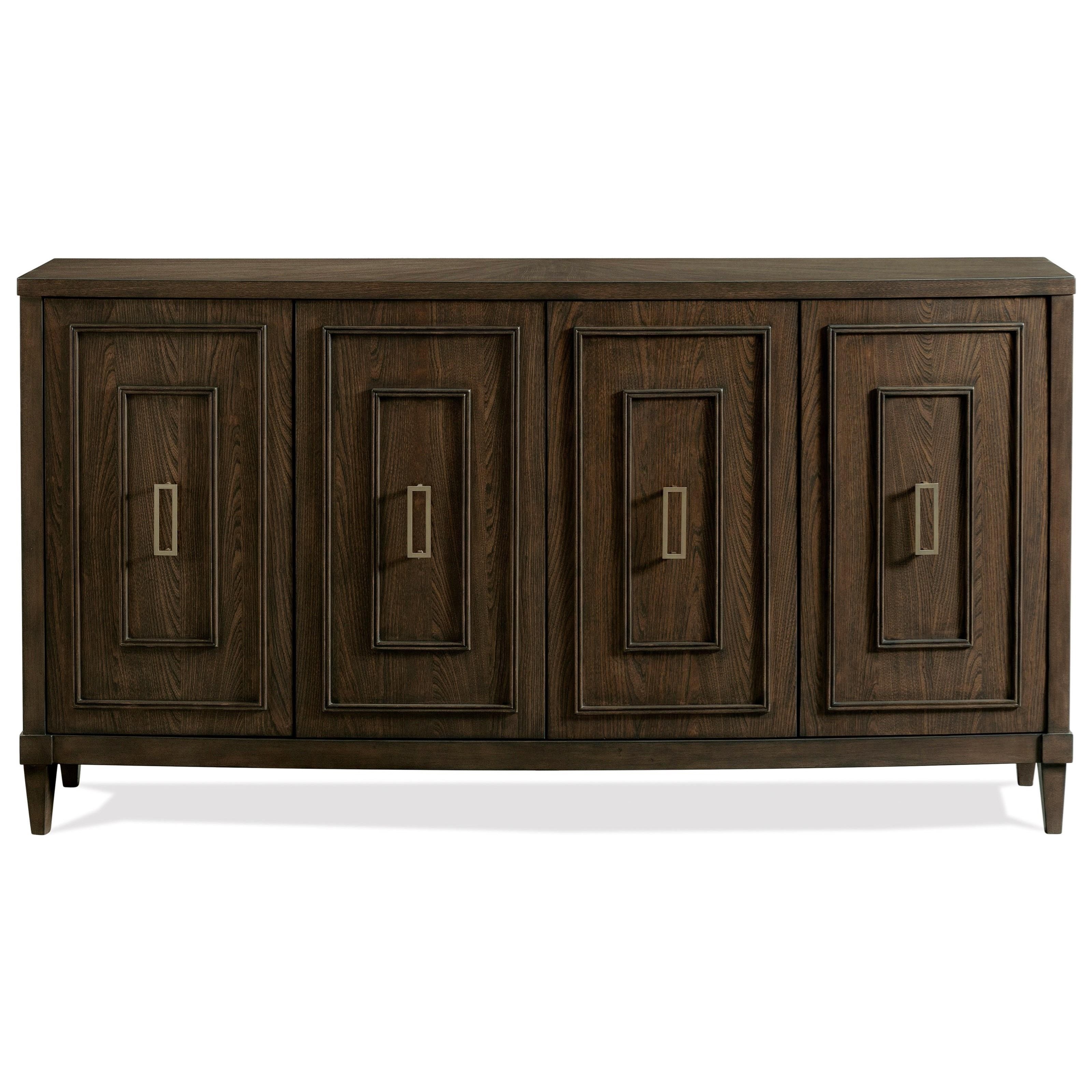 Riverside Furniture Monterey Transitional 4Door Buffet with Adjustable