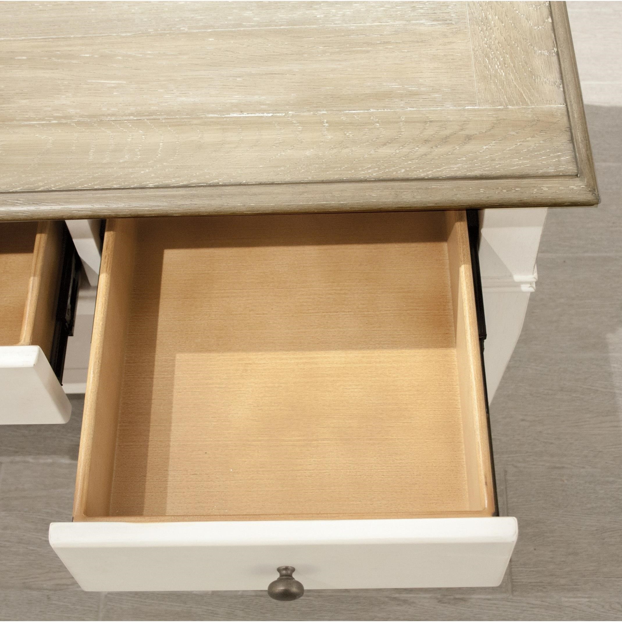 Riverside Furniture Myra Small Leg Coffee Table with Removable Casters Howell Furniture