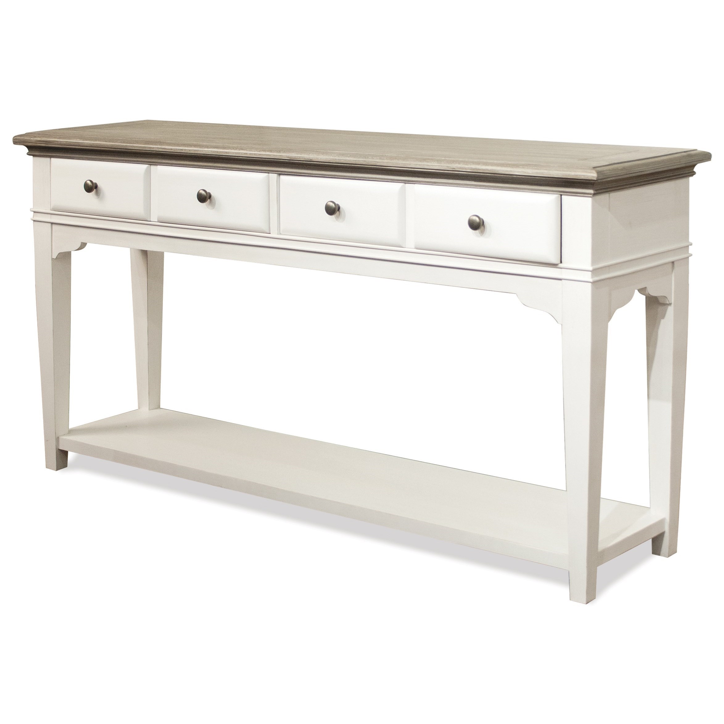 Riverside Furniture Myra 233116304 Transitional 2Drawer Sofa Table