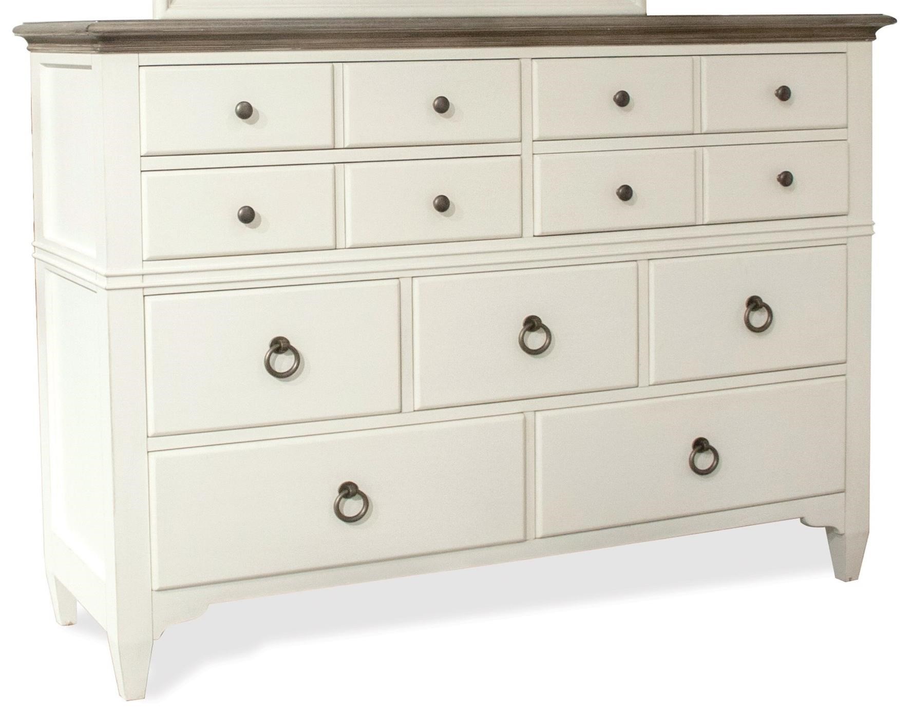 Riverside Furniture Myra 59562 9Drawer Dresser with CedarVeneer