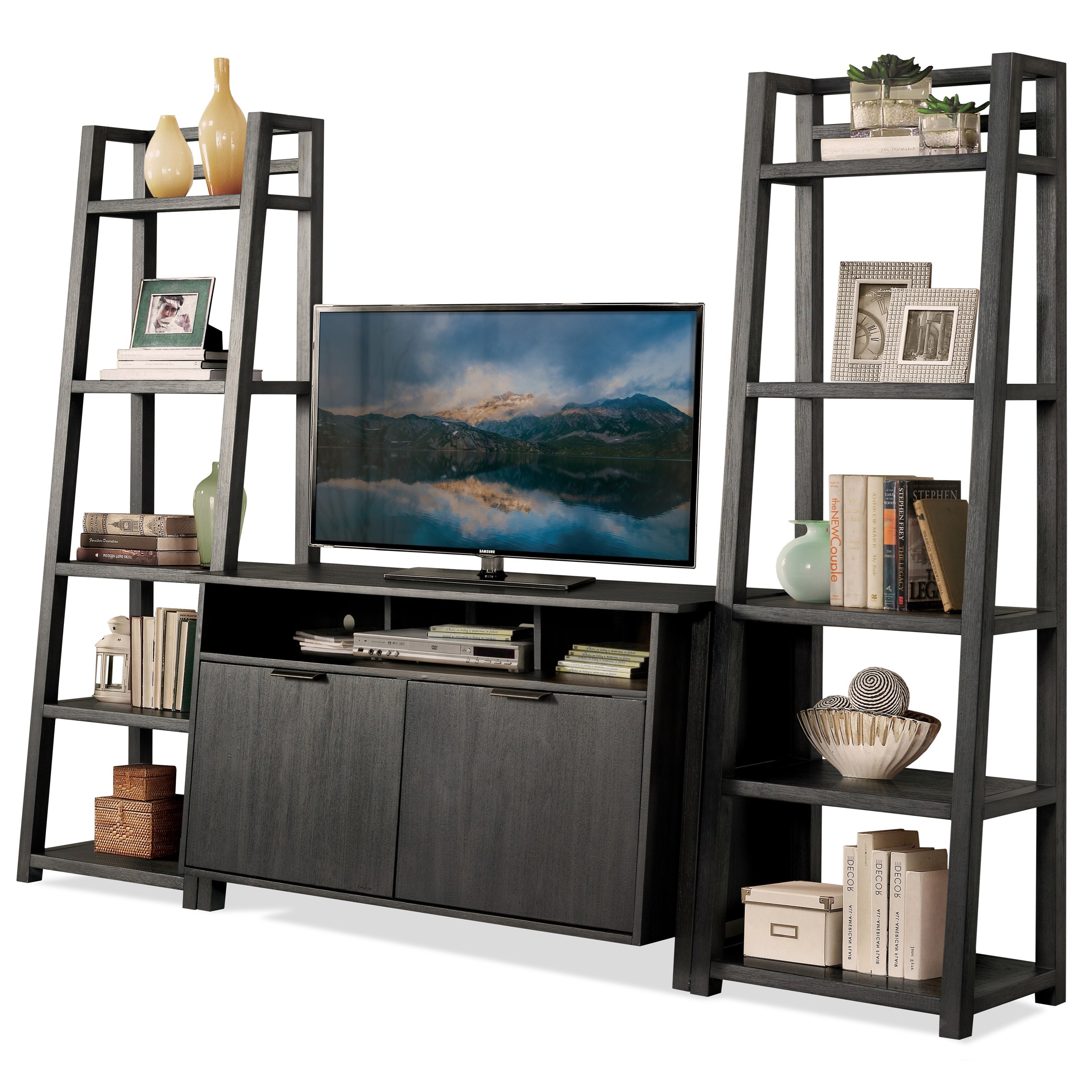Entertainment Bookcase Wall Unit / Besta bookcases, shelf units, dioder