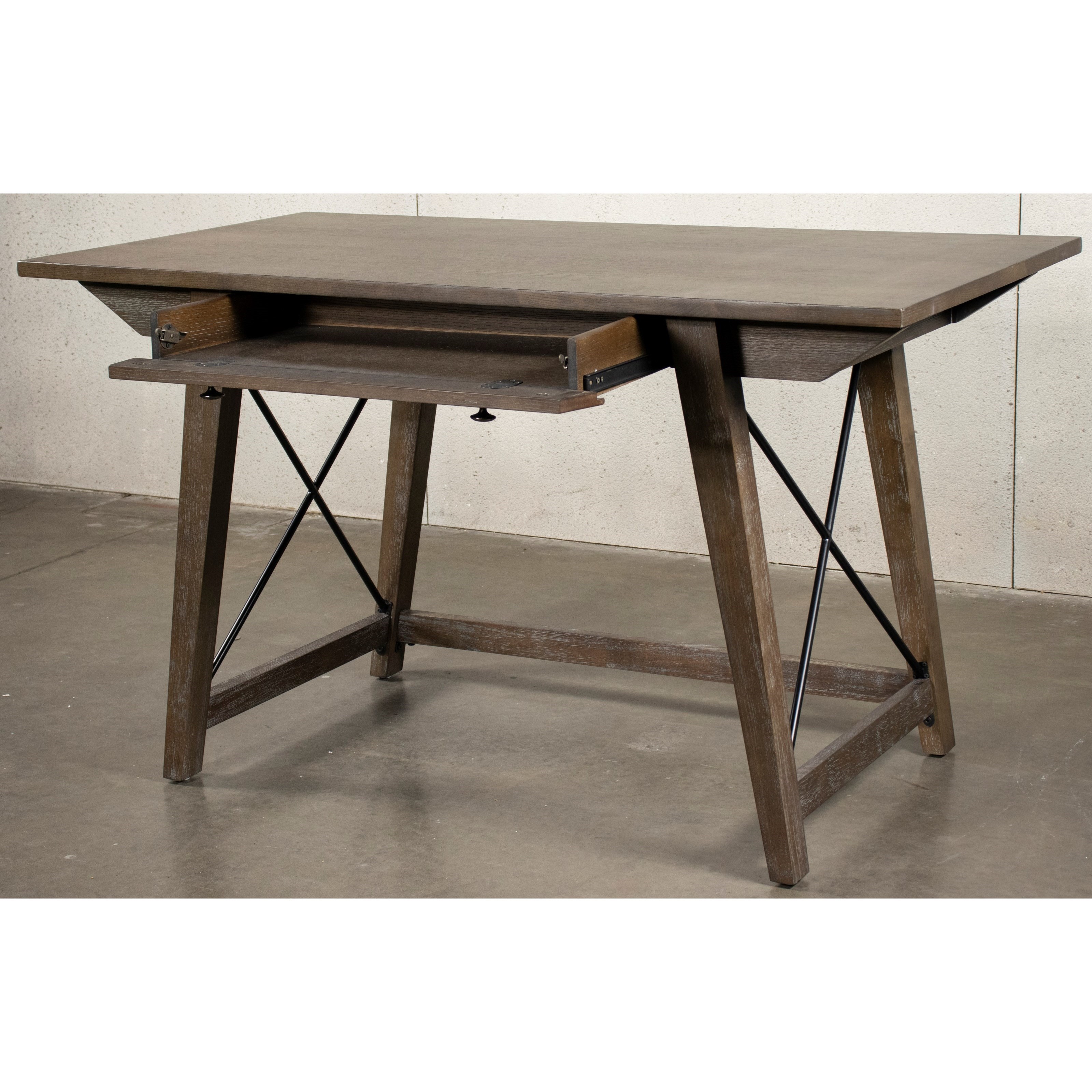 Riverside Furniture Sheffield Transitional Writing Desk with Drop Front