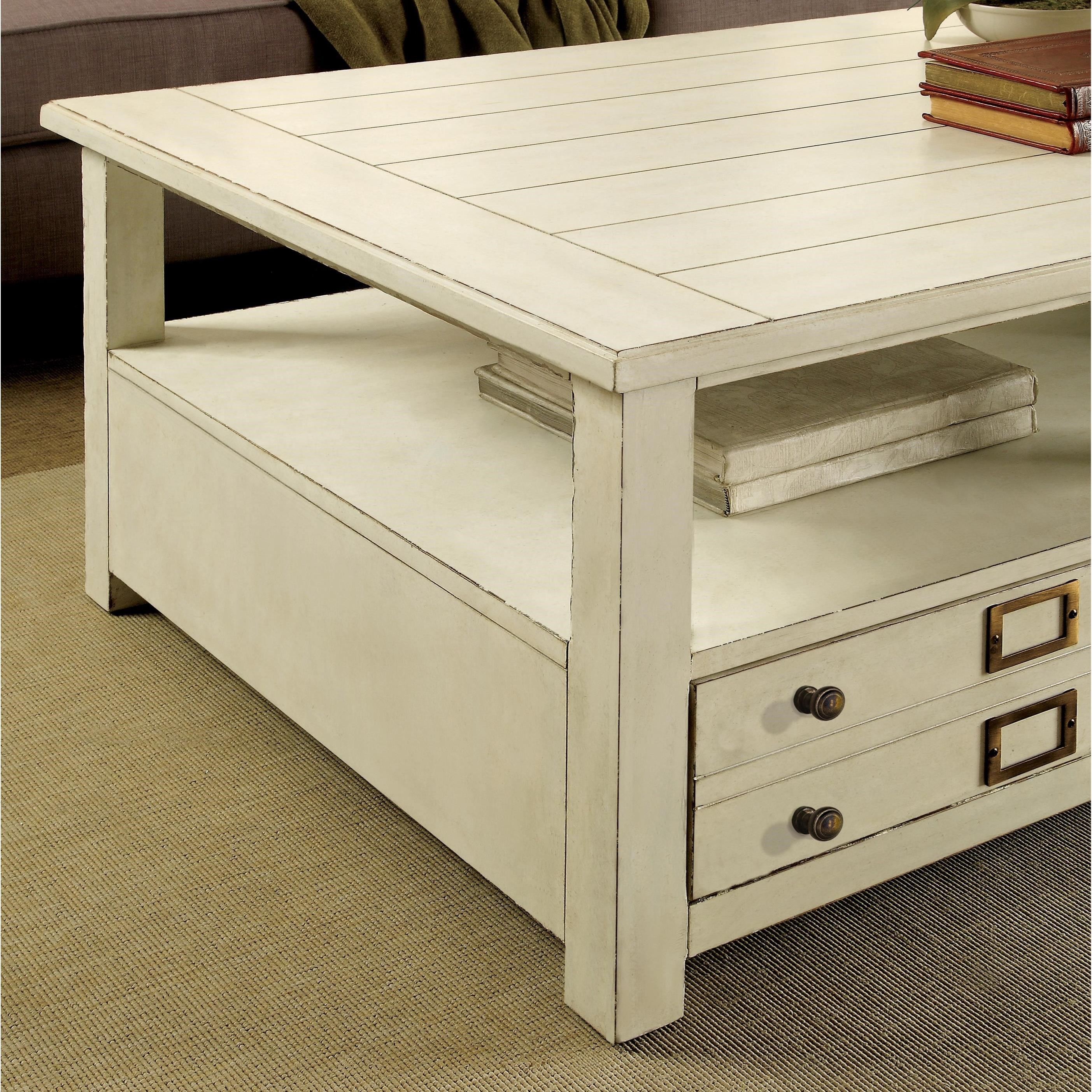 Riverside Furniture Sullivan Coffee Table with Removable Casters