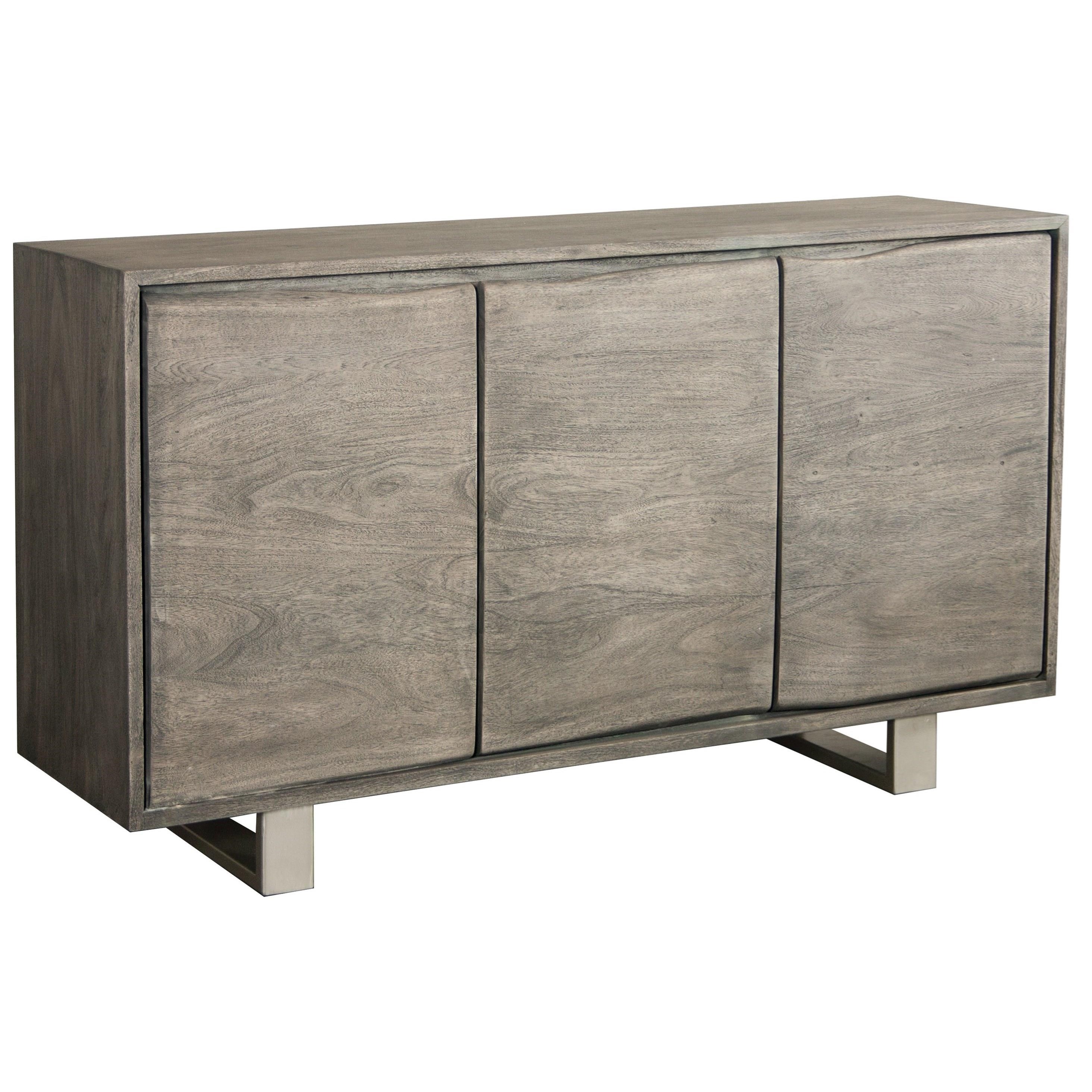 Riverside Furniture Waverly 3Door Sideboard with LiveEdge Design A1