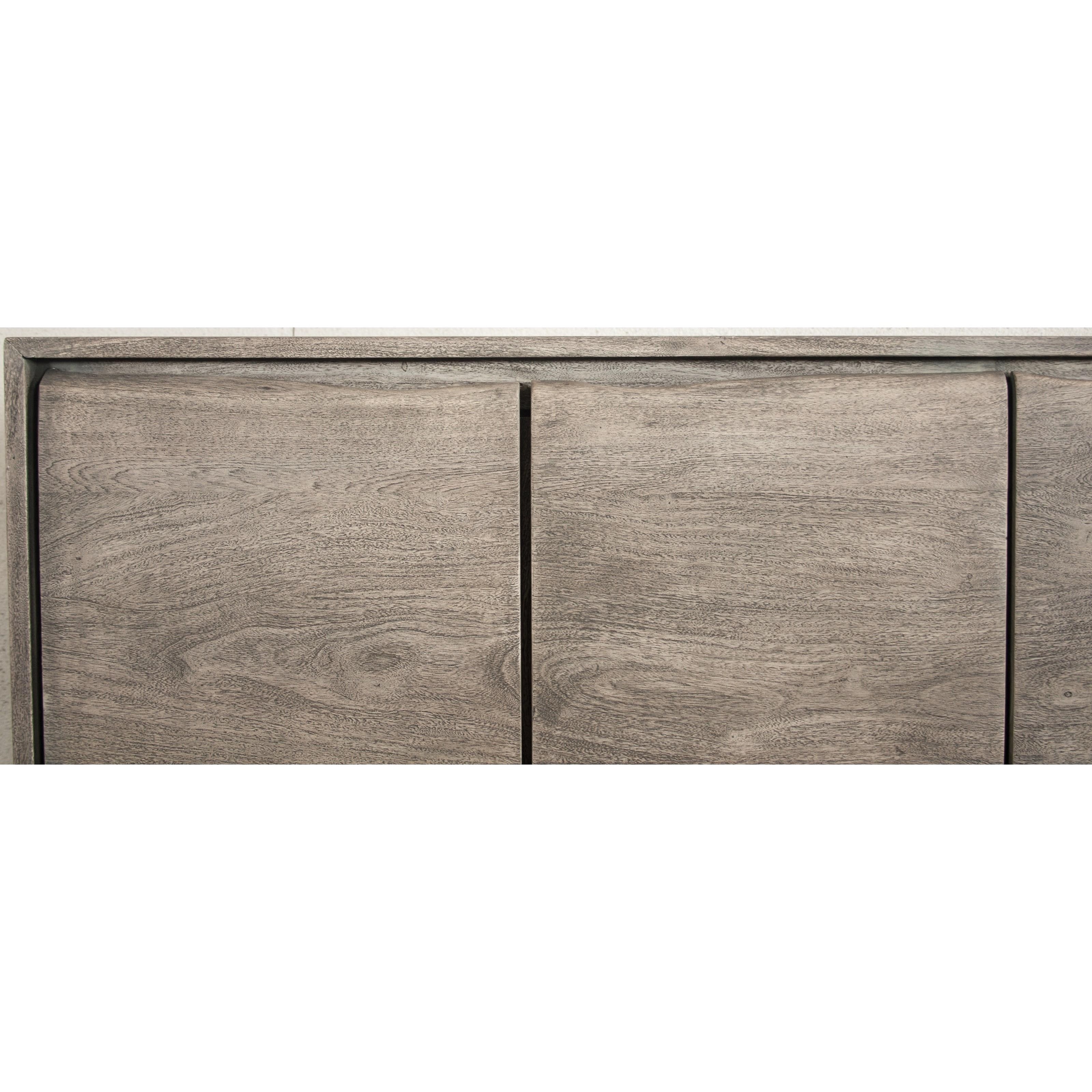 Riverside Furniture Waverly 3Door Sideboard with LiveEdge Design