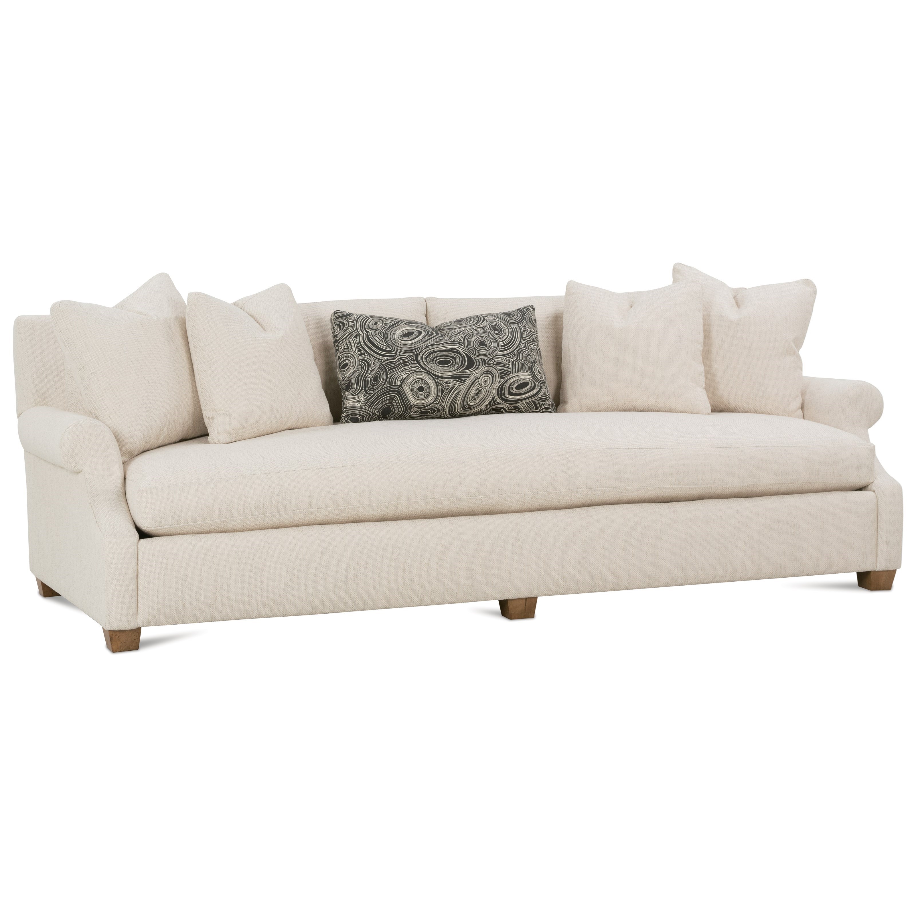 RB by Rowe Bristol Contemporary 98'' Sofa with Bench Seat Belfort