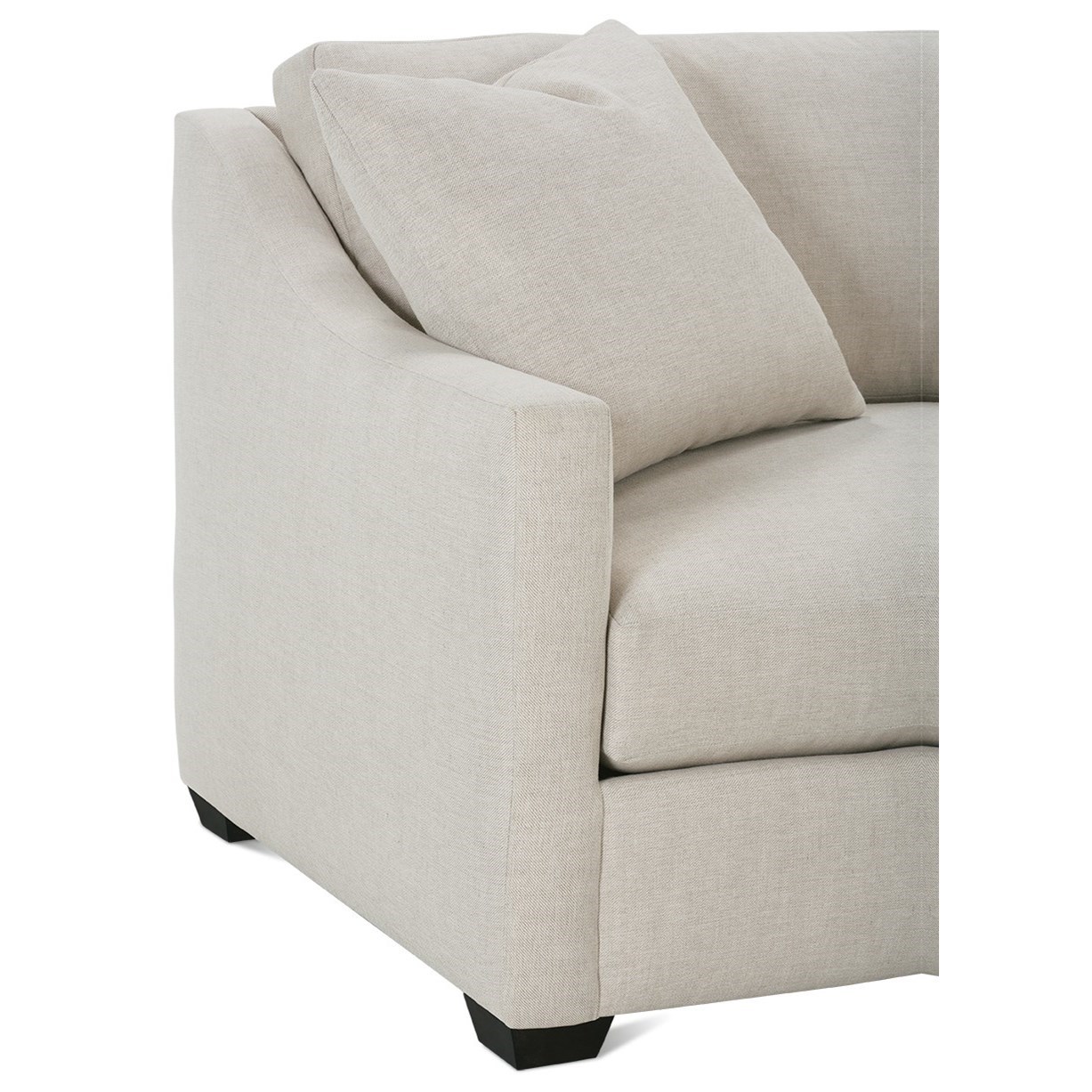 Rowe Bradford P604002 Transitional Sofa with Loose Pillow Back