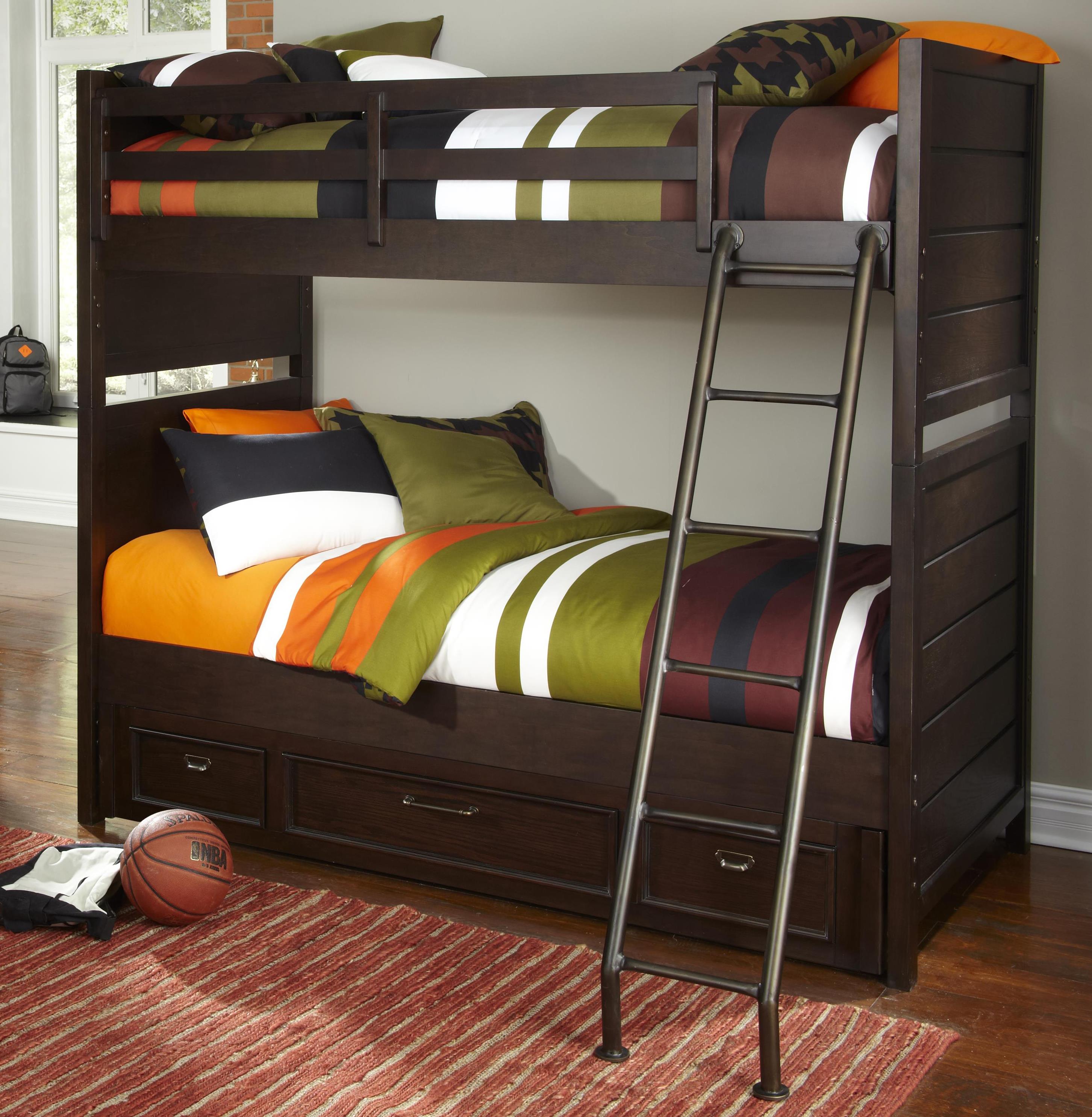 Samuel Lawrence Clubhouse Casual Bunk Bed with Storage Unit Darvin