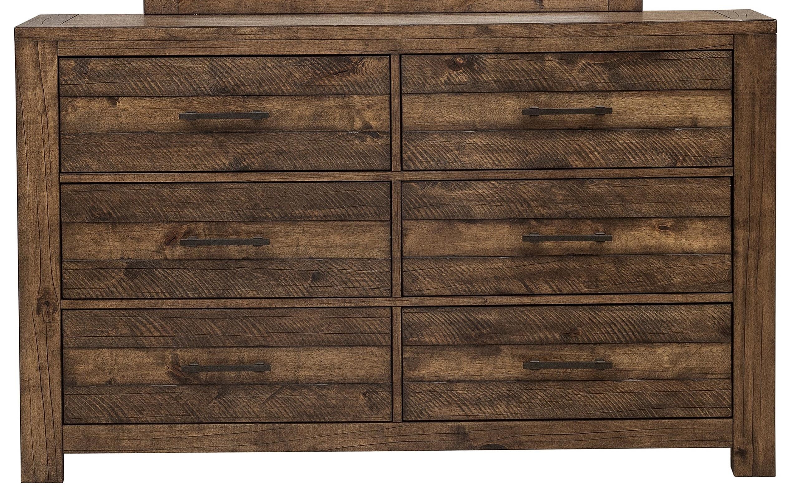 Samuel Lawrence Dakota Rustic 6Drawer Dresser Darvin Furniture