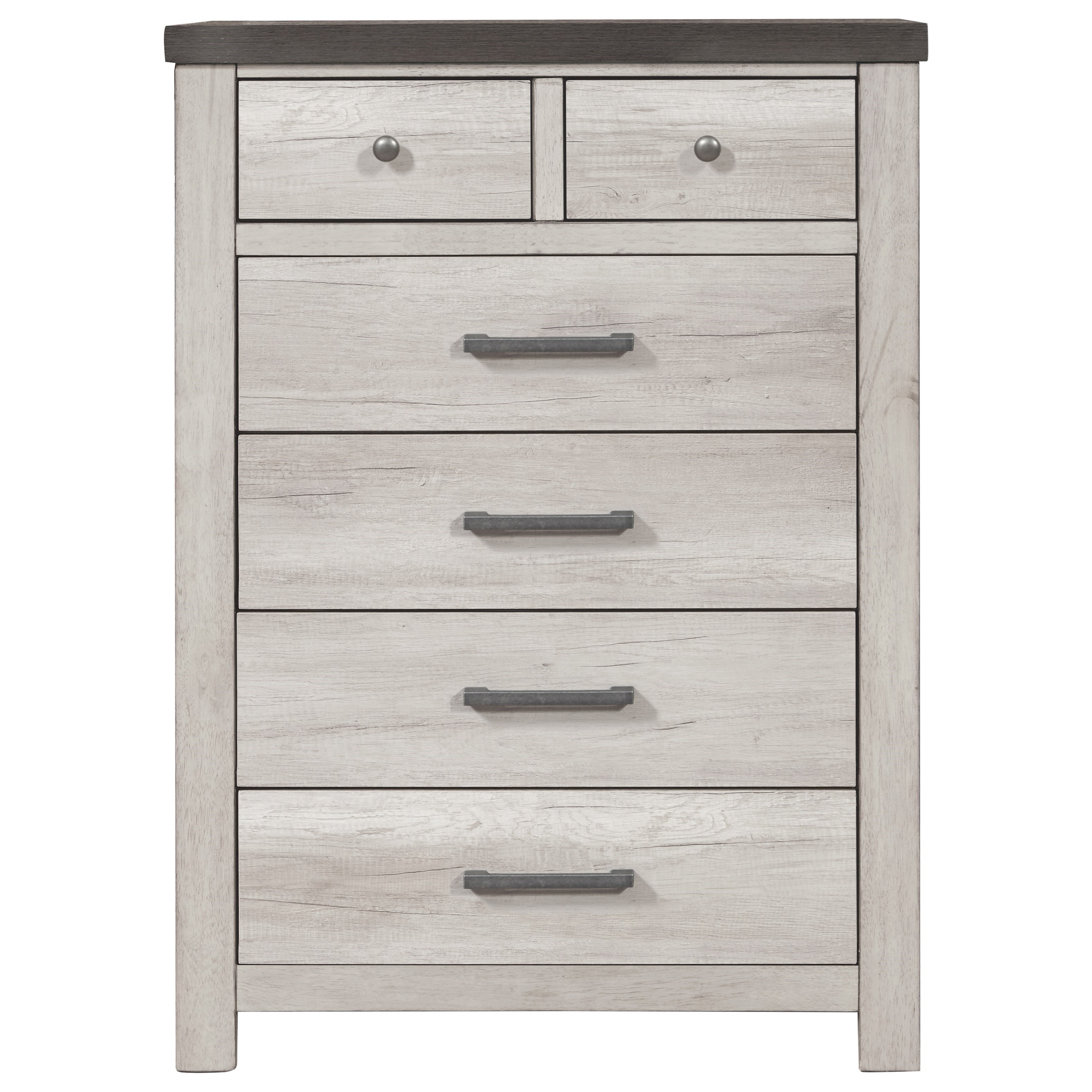 Samuel Lawrence Riverwood S466040 6 Drawer Chest with TwoTone Finish