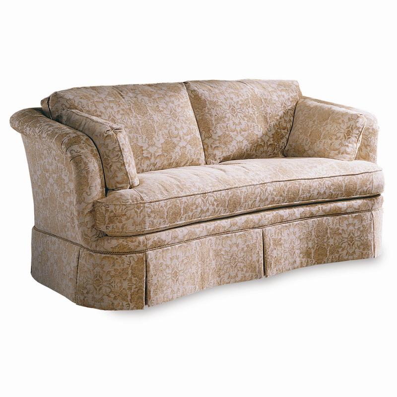 Sherrill Traditional Loose Back Cushion Sofa with Skirt Jacksonville Furniture Mart Sofas