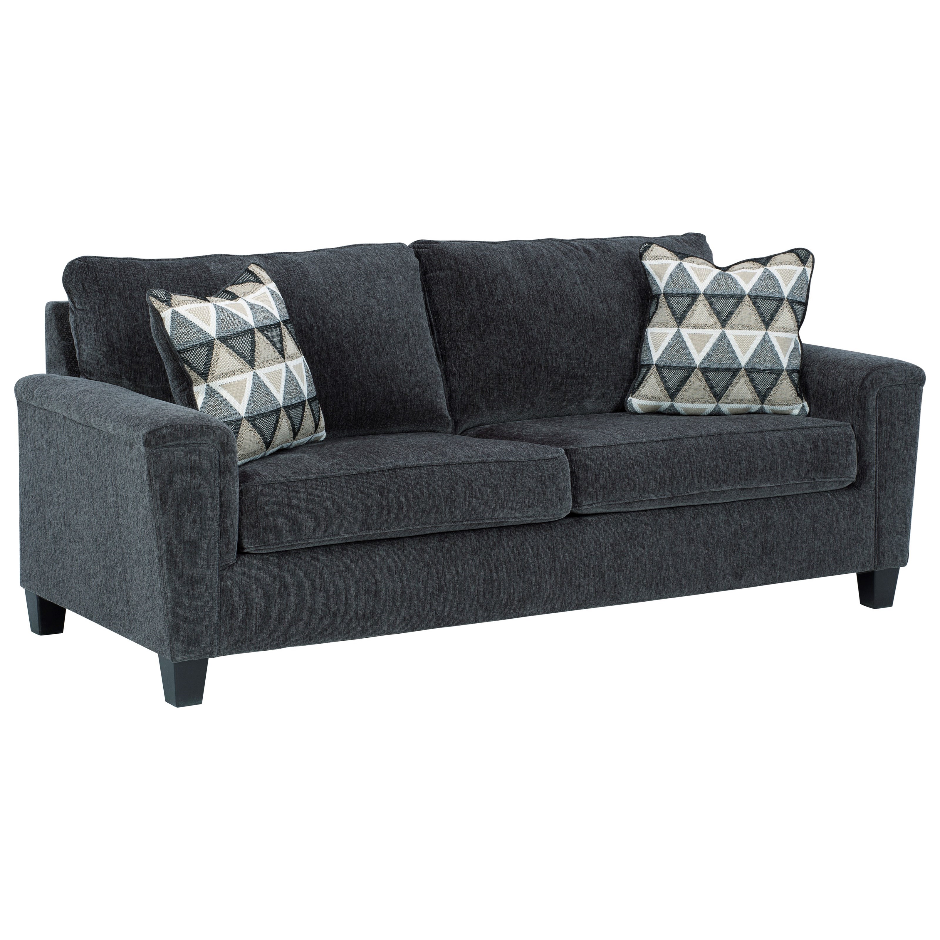 Signature Design by Ashley Abinger Contemporary Queen Sofa Sleeper with Memory Foam Mattress