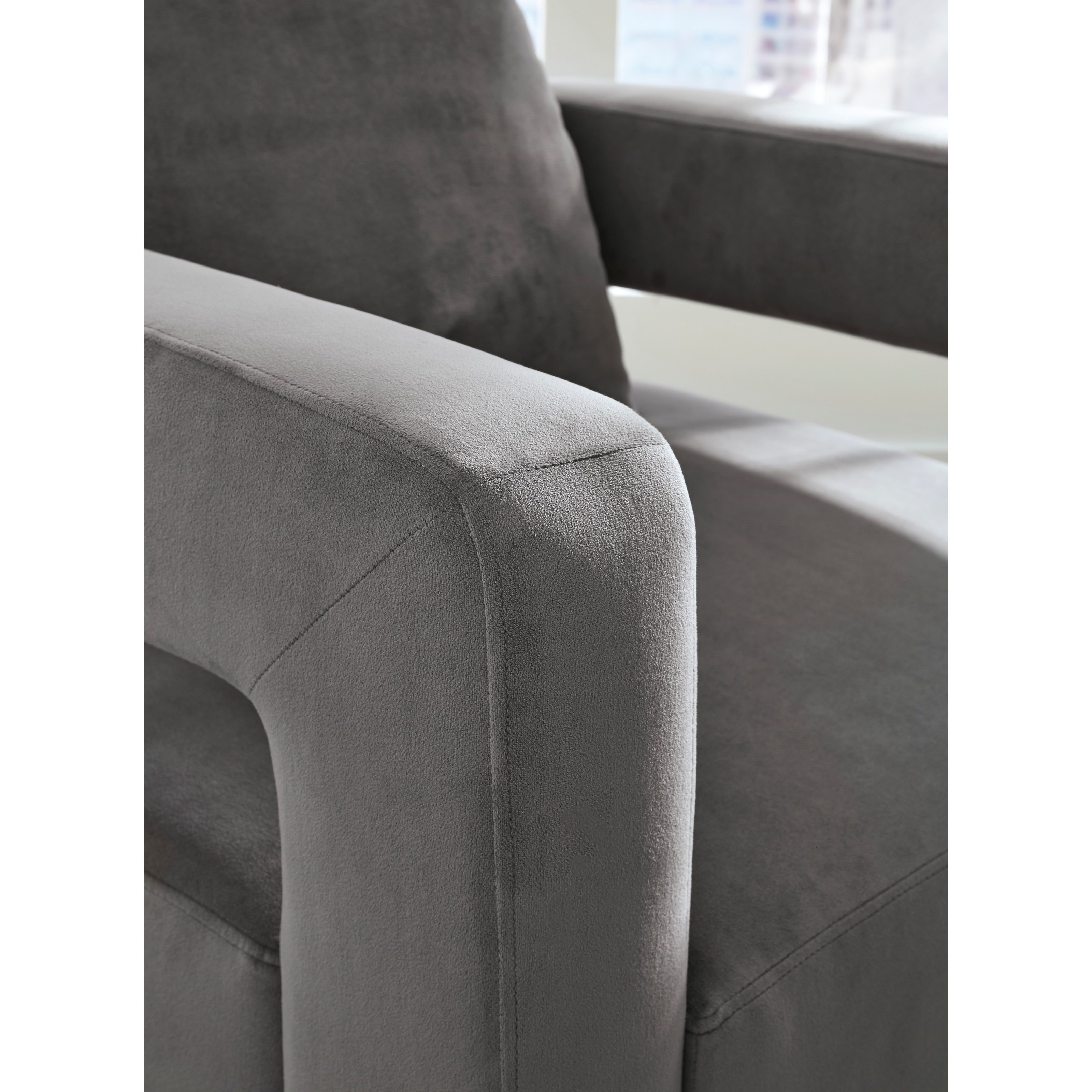 Signature Design by Ashley Alcoma Contemporary Barrel Swivel Accent