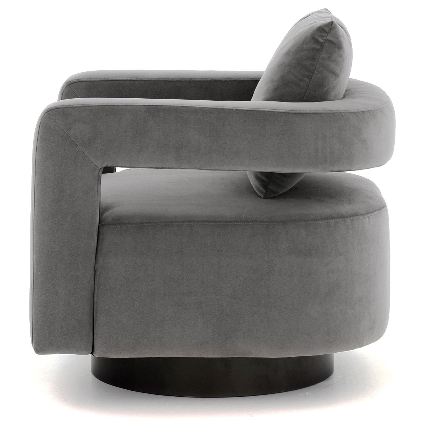 Signature Design by Ashley Alcoma Contemporary Barrel Swivel Accent