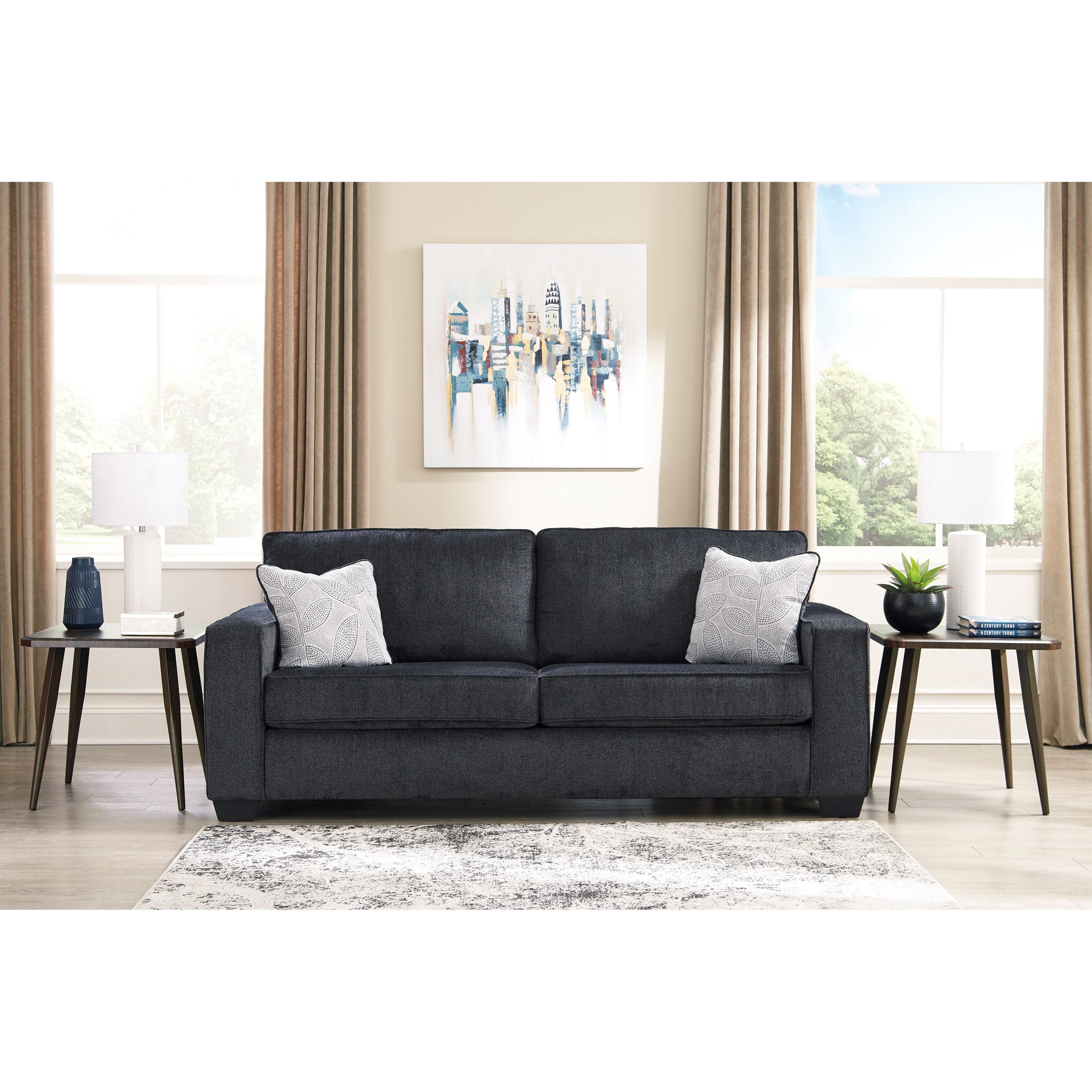 Signature Design by Ashley Altari Queen Sofa Sleeper with Memory Foam
