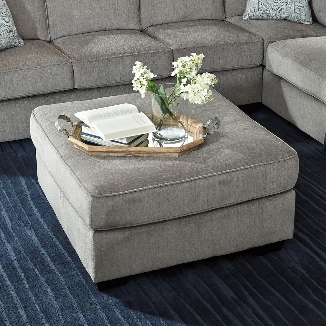 Signature Design by Ashley Altari Oversized Accent Ottoman Royal
