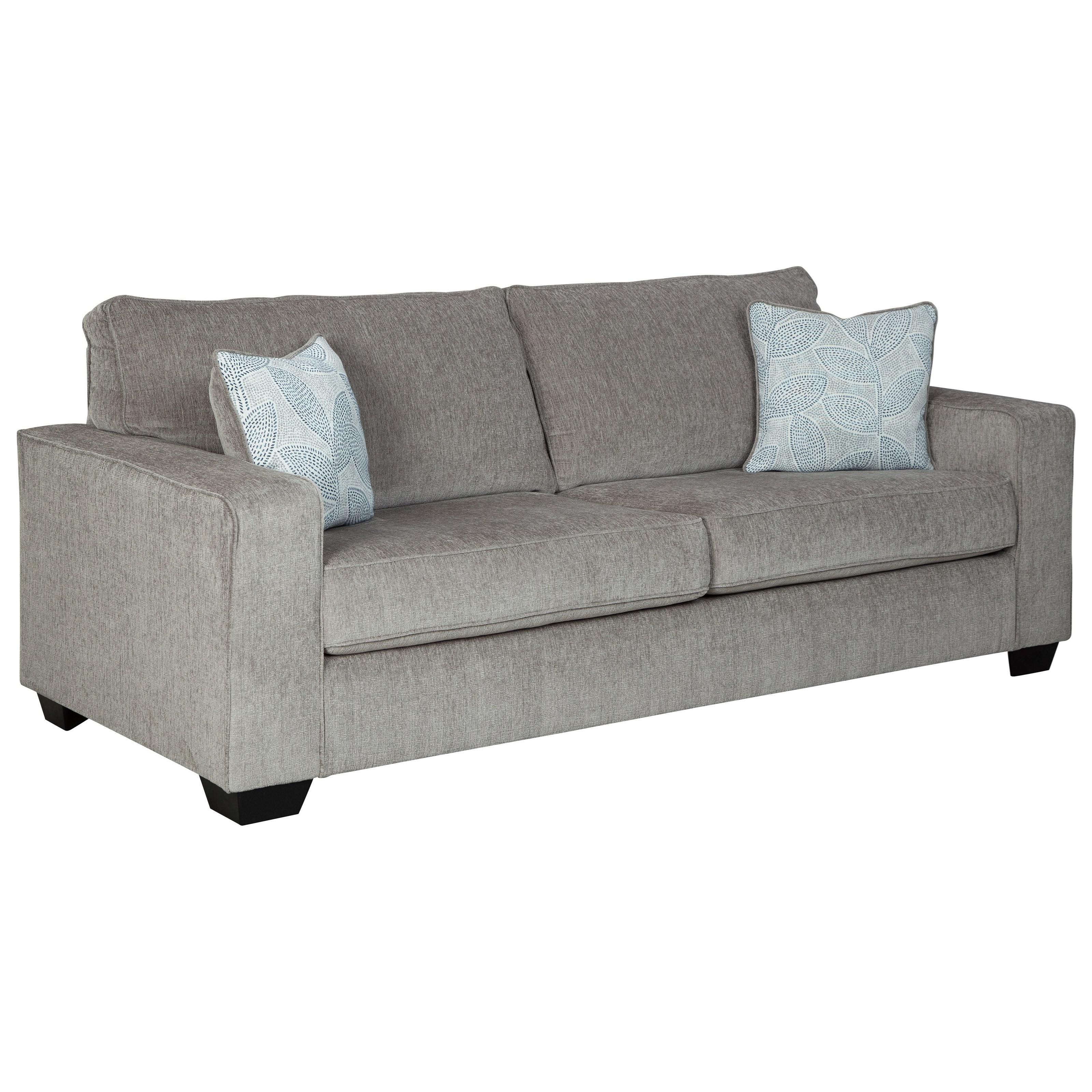 Signature Design by Ashley Altari Contemporary Sofa with Track Arms Royal Furniture Sofas