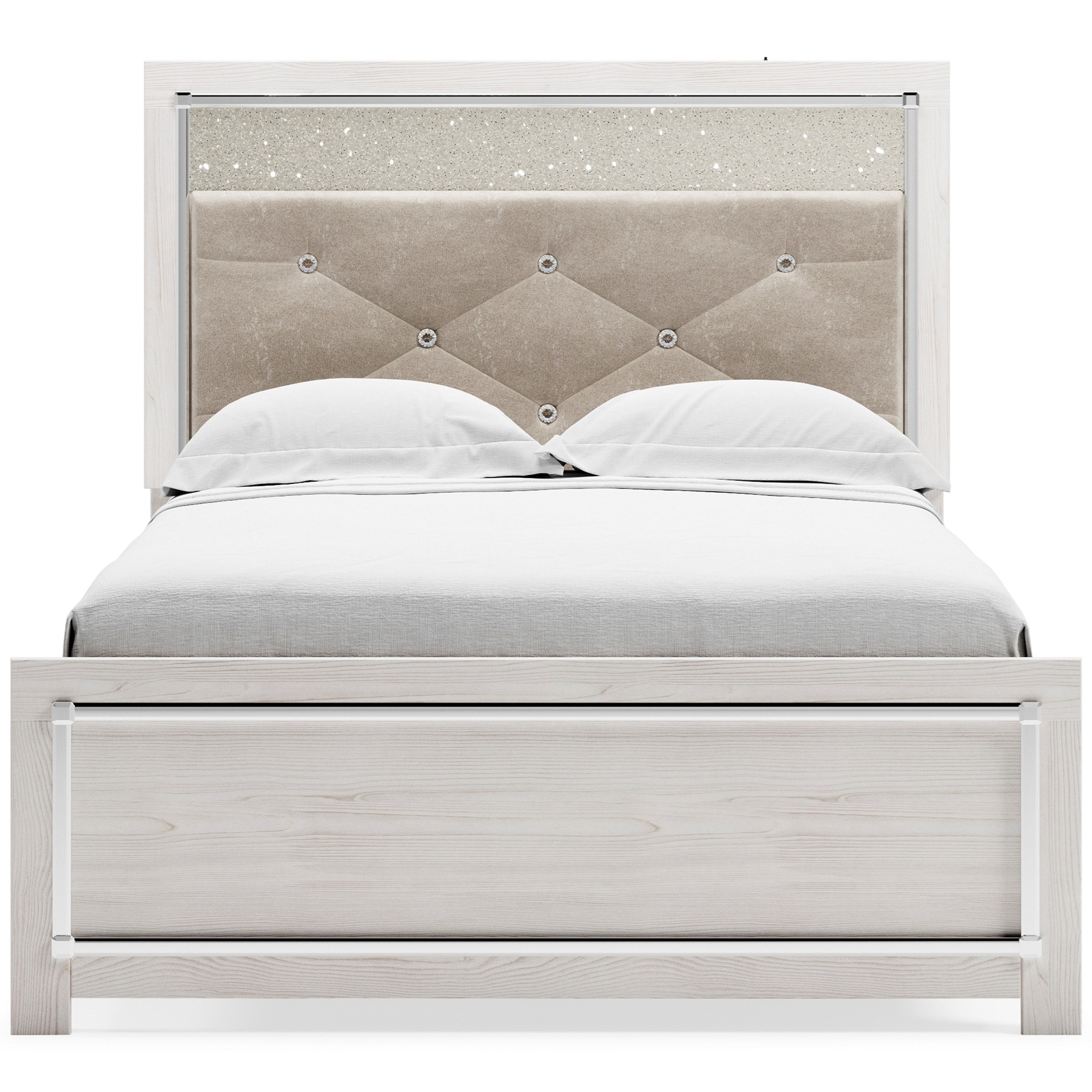 Signature Design by Ashley Altyra Full Upholstered Panel Bed Value