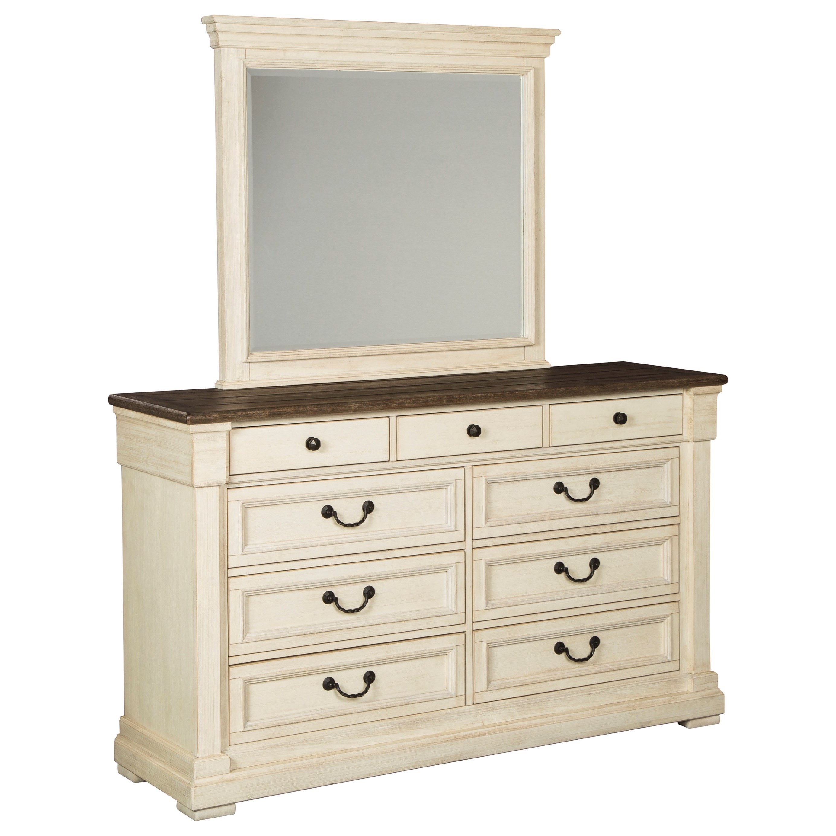 Signature Design by Ashley Bolanburg TwoTone Dresser & Bedroom Mirror